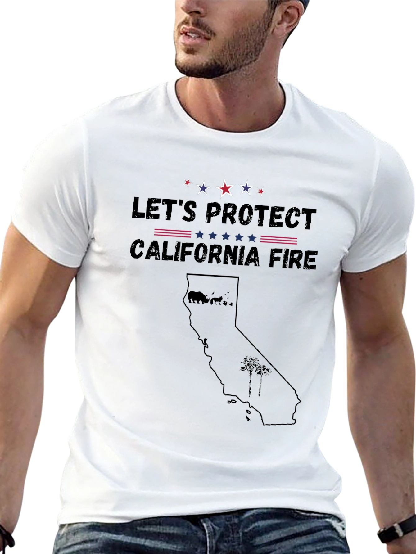Protect California Fire Graphic T-Shirt