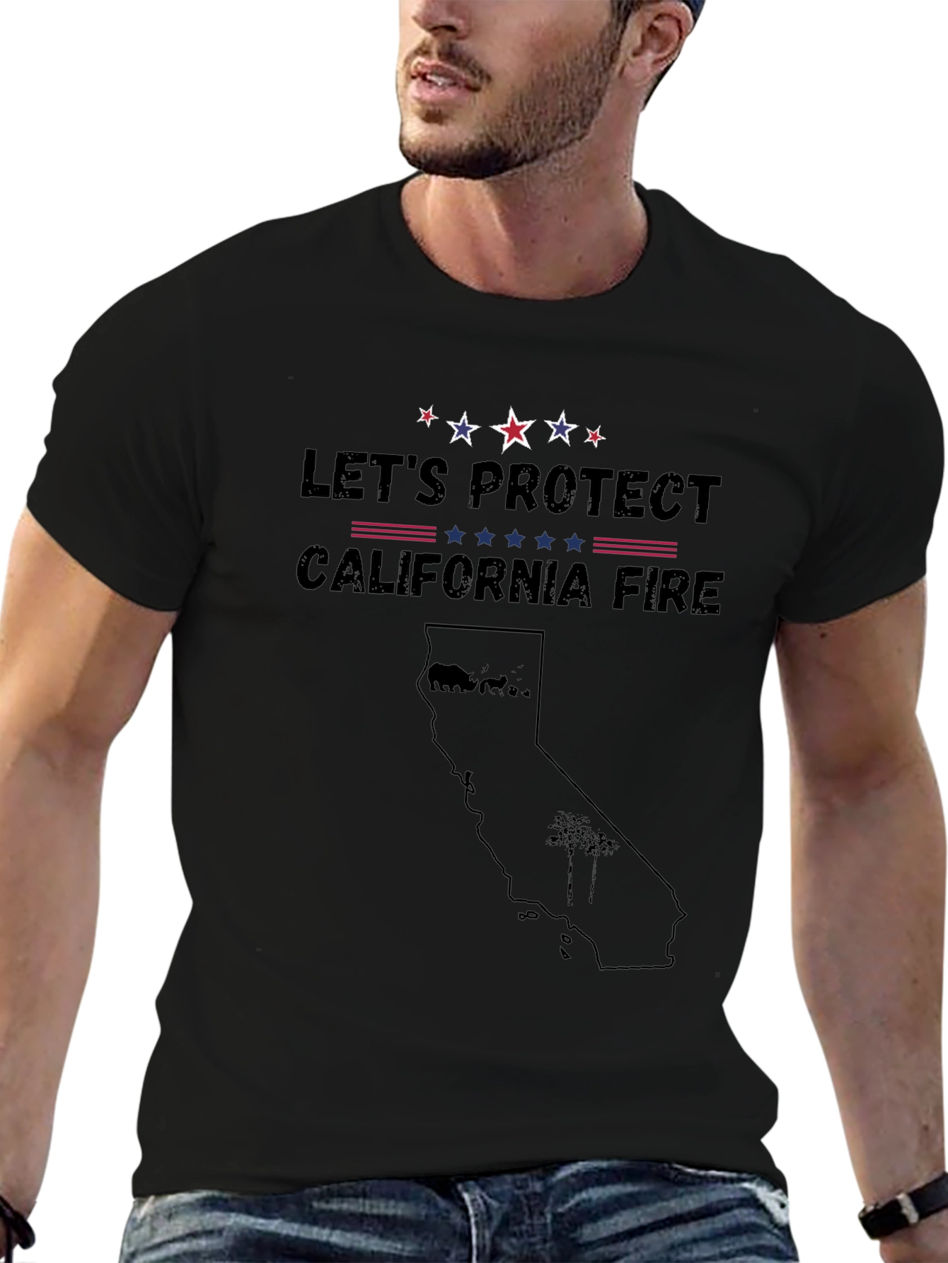 Protect California Fire Graphic T-Shirt