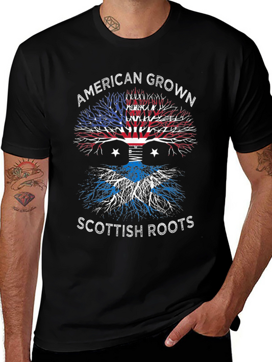 American Grown Scottish Roots T-Shirt