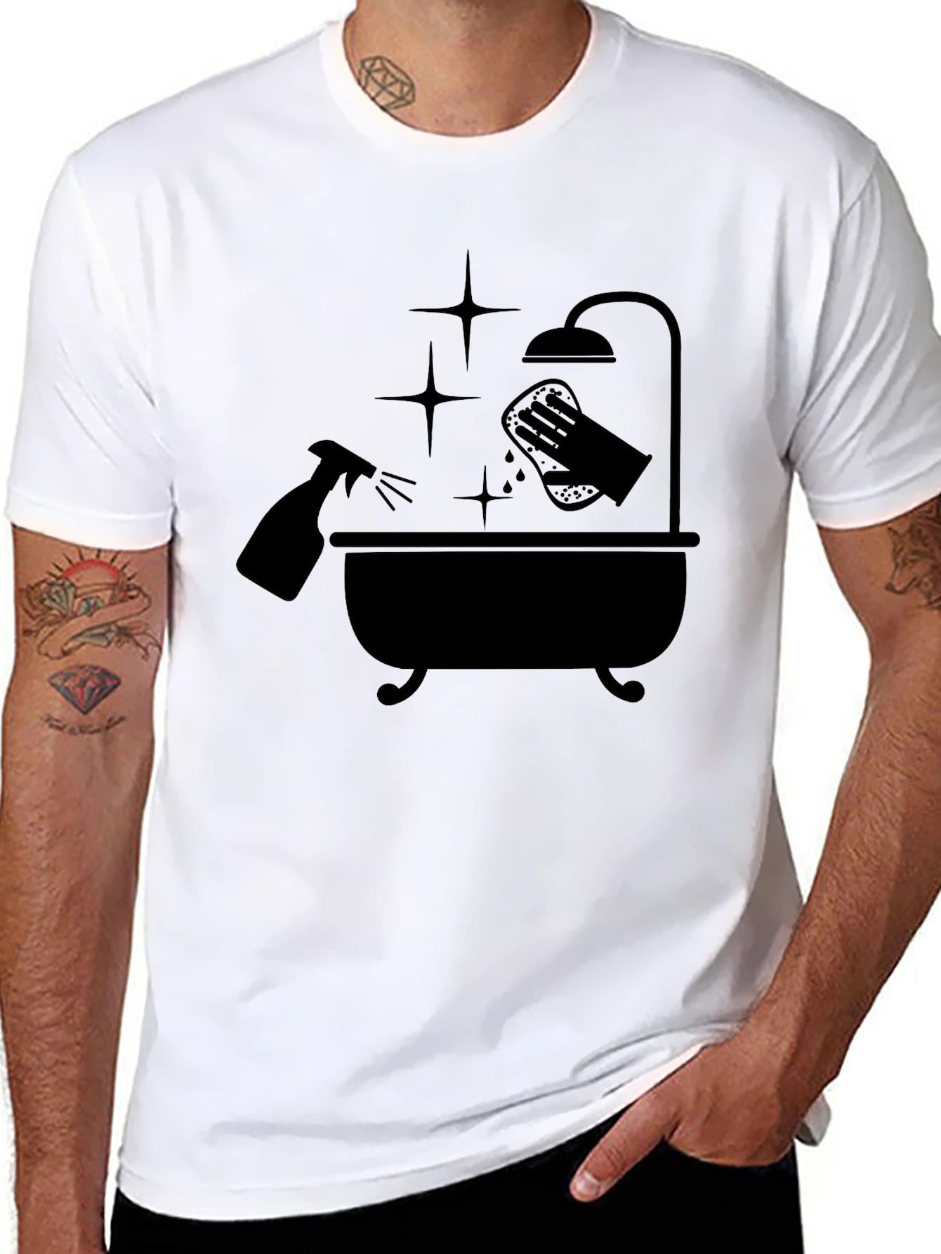 Cleaning Time T-Shirt