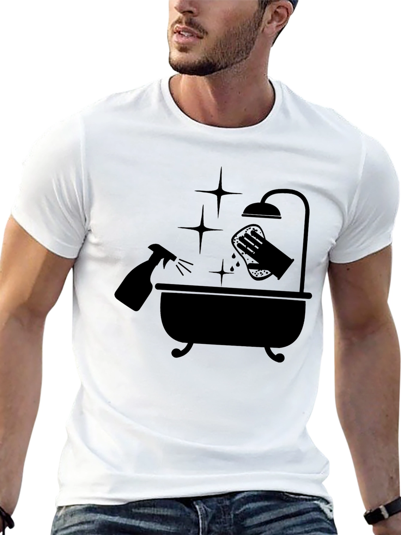 Cleaning Time T-Shirt