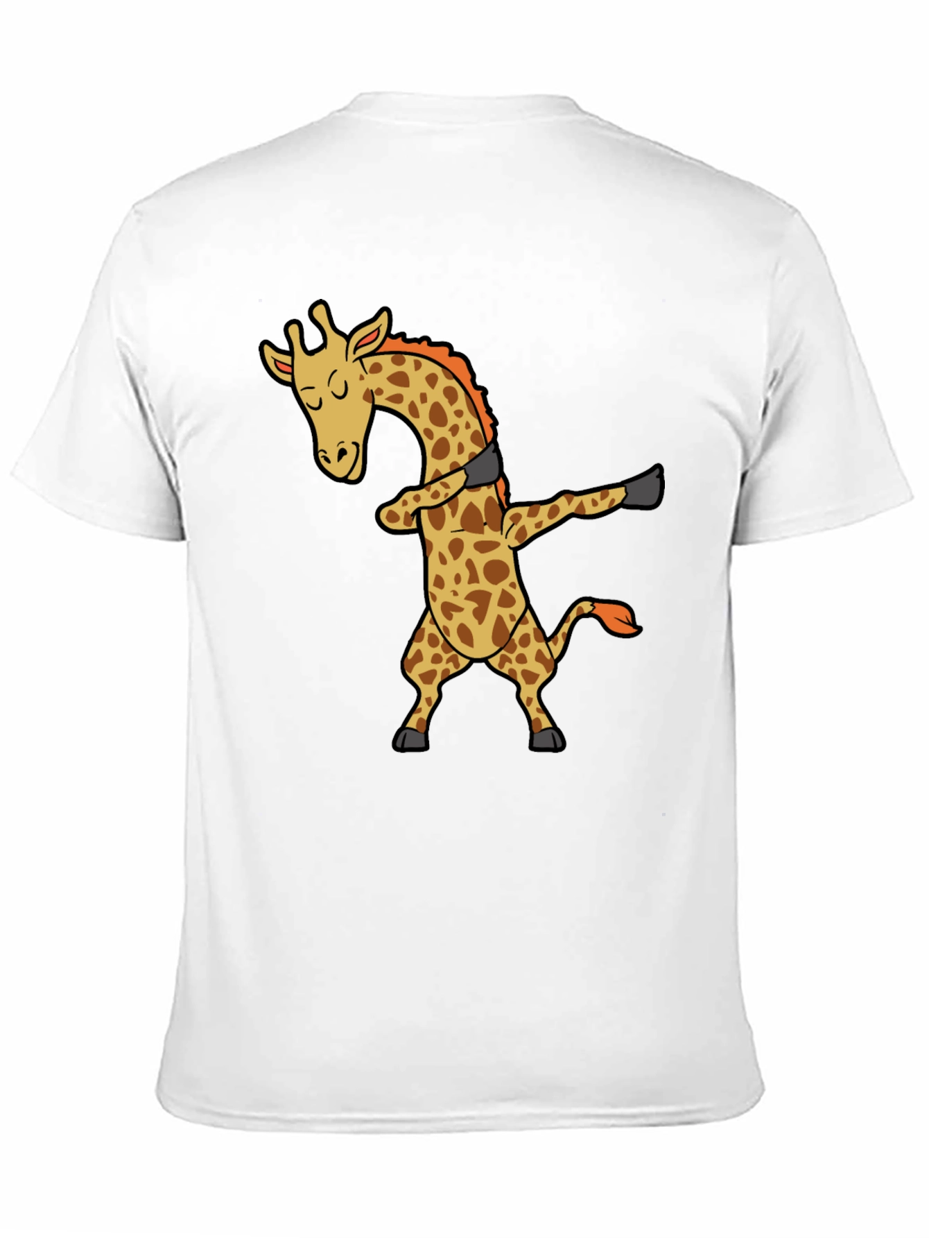 Dabbing Giraffe Black T-Shirt - Trendy Graphic Tee