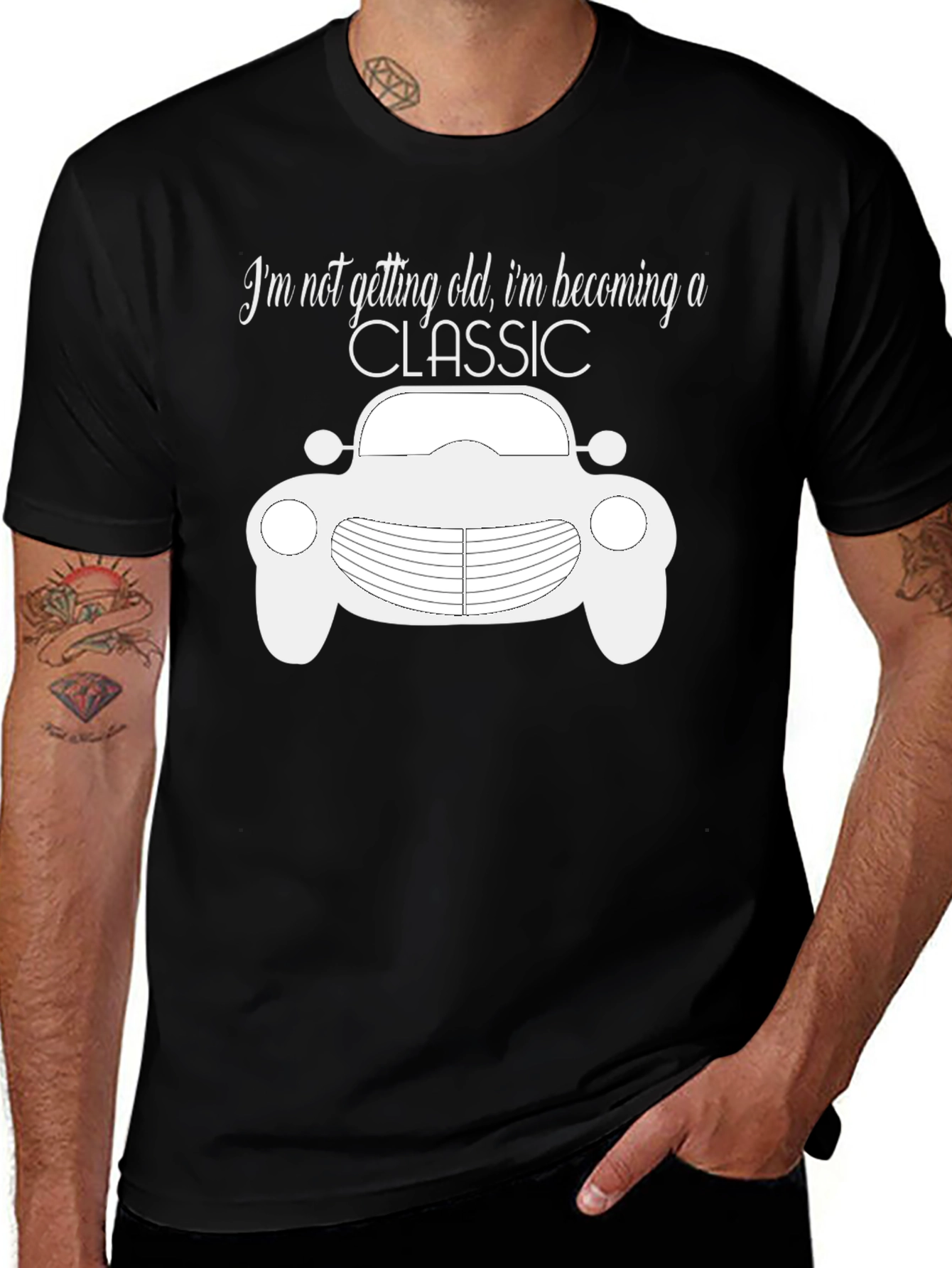Classic Car Graphic T-Shirt - Becoming a Classic!