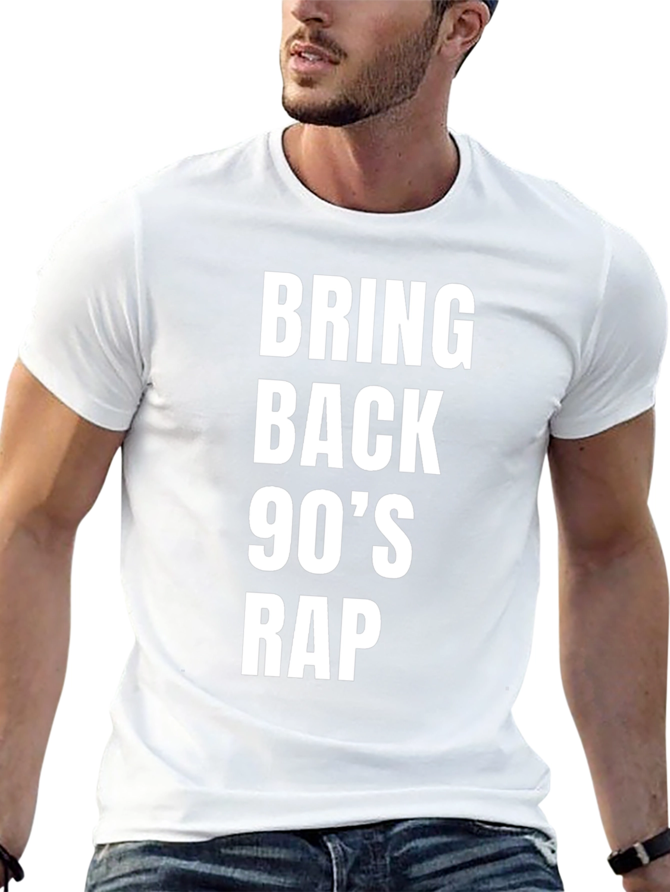 Bring Back 90s Rap Black T-Shirt