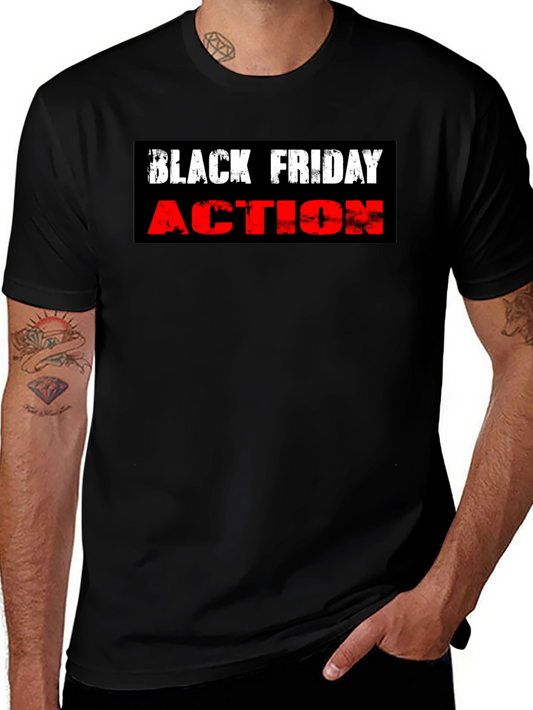 Black Friday Action Graphic T-Shirt