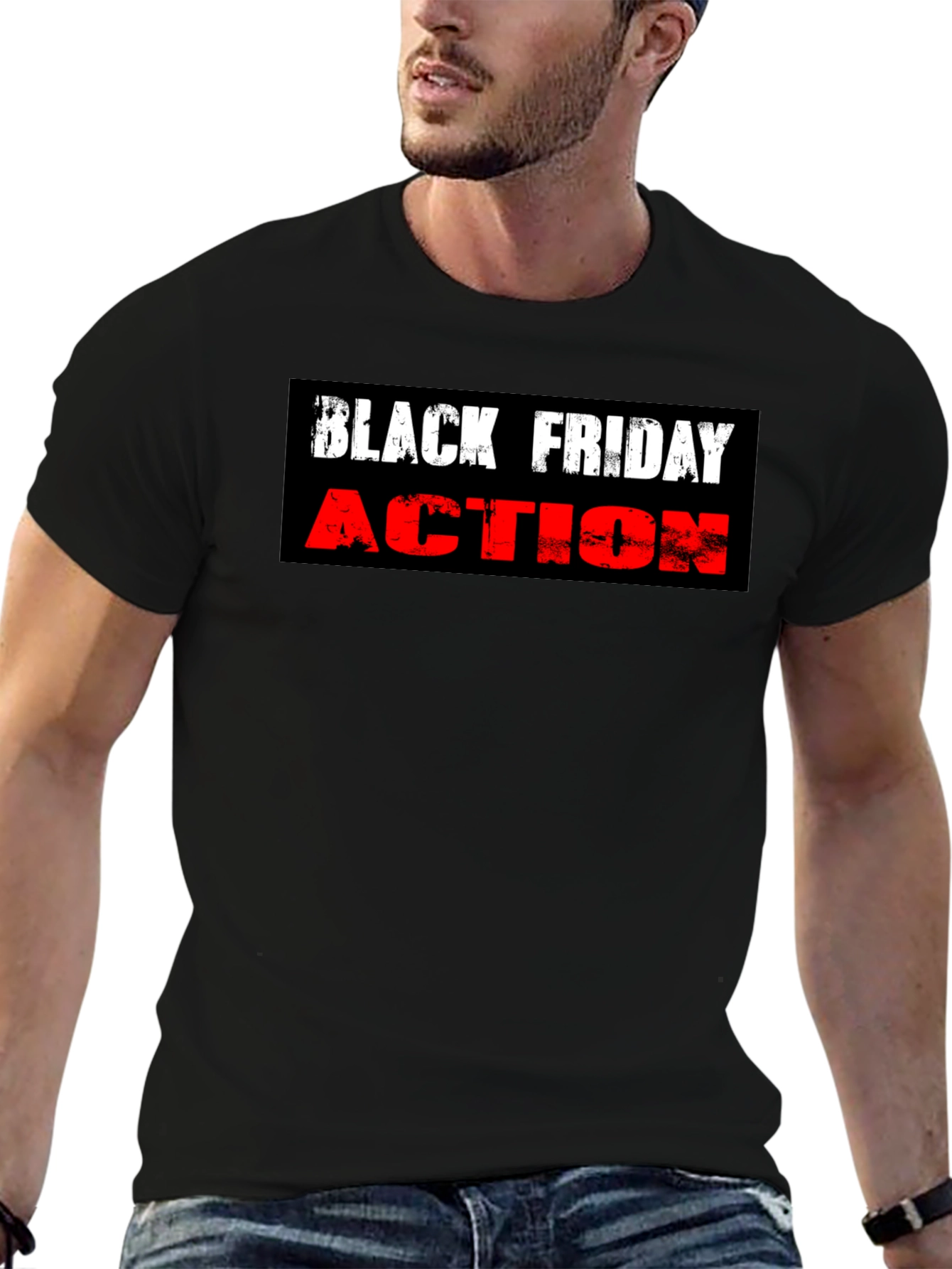Black Friday Action Graphic T-Shirt