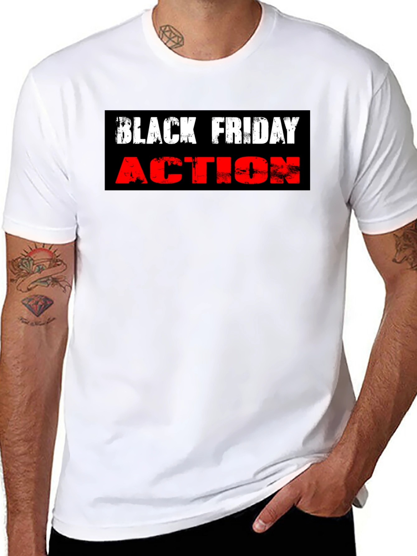 Black Friday Action Graphic T-Shirt