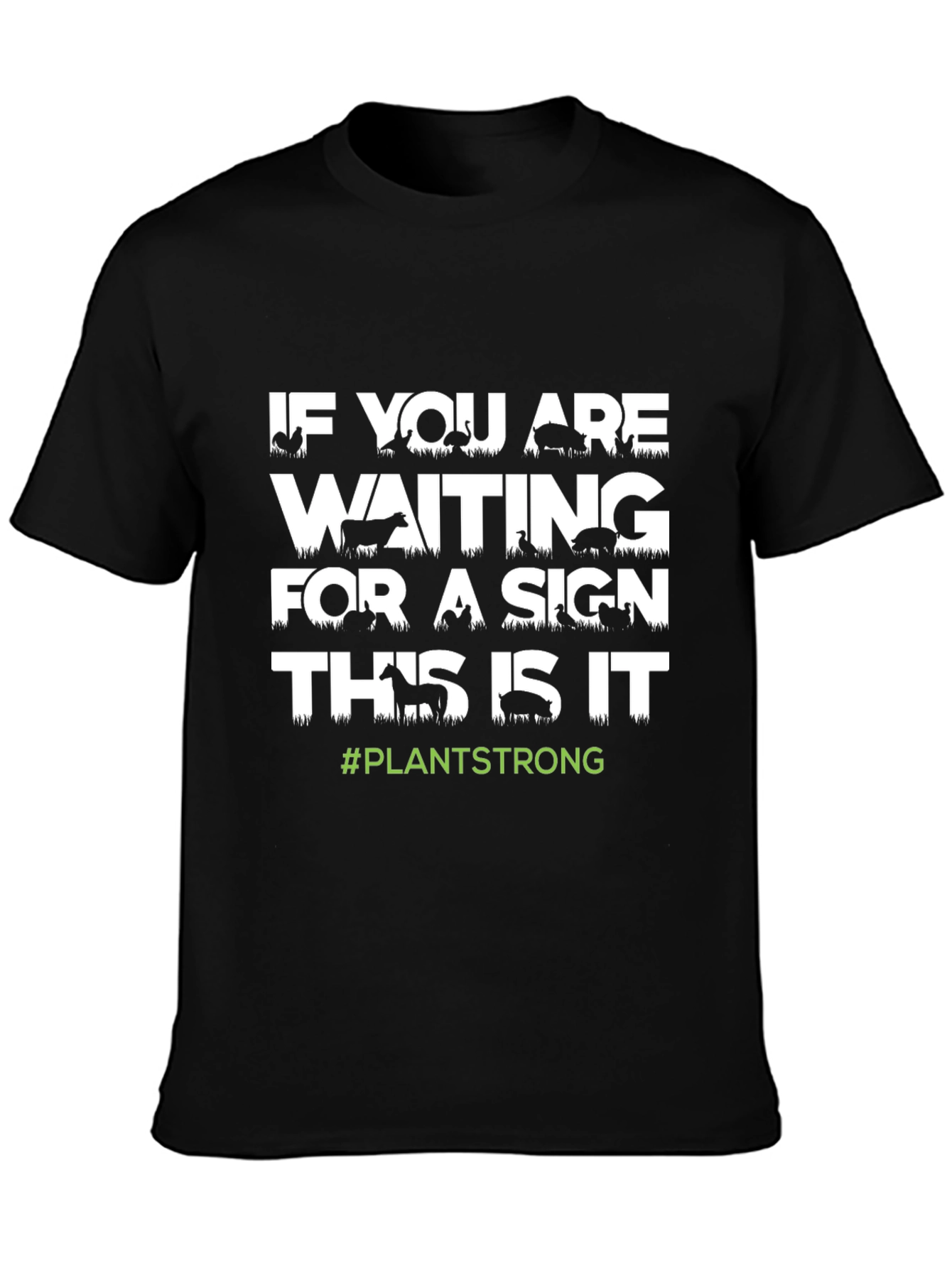 Plant Strong Vegan Graphic Tee