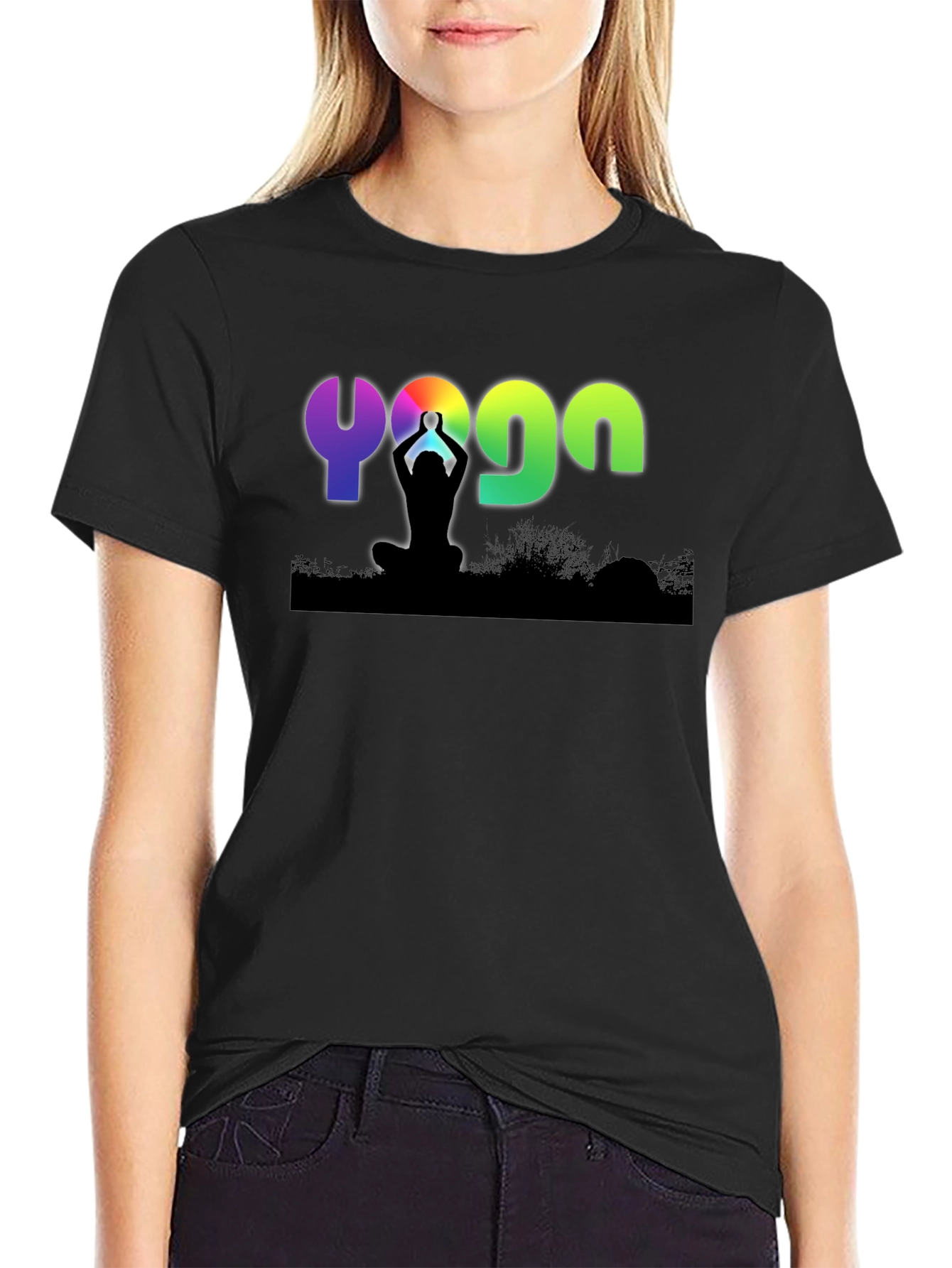 Yoga T-Shirt - Meditative Design