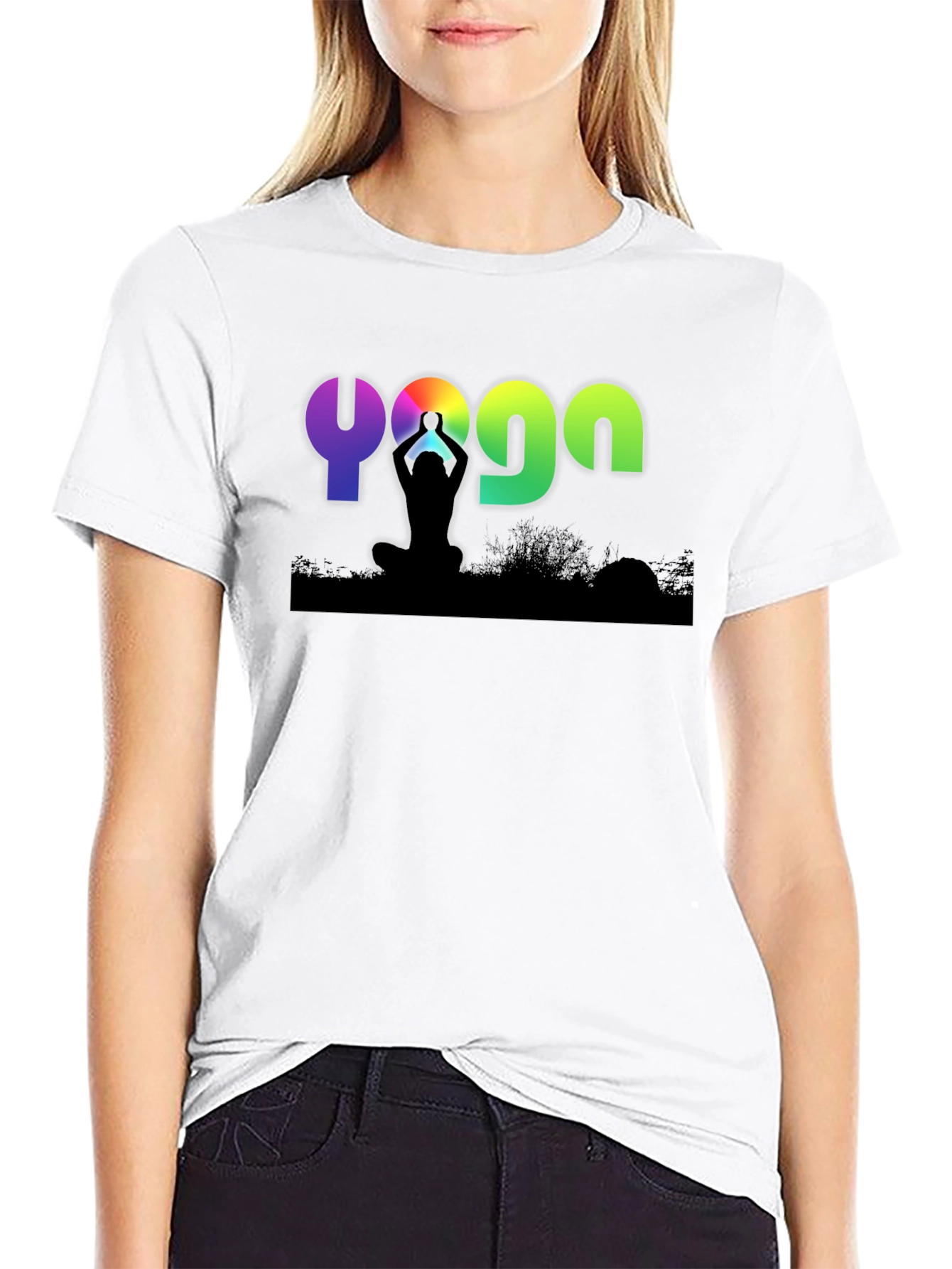 Yoga T-Shirt - Meditative Design
