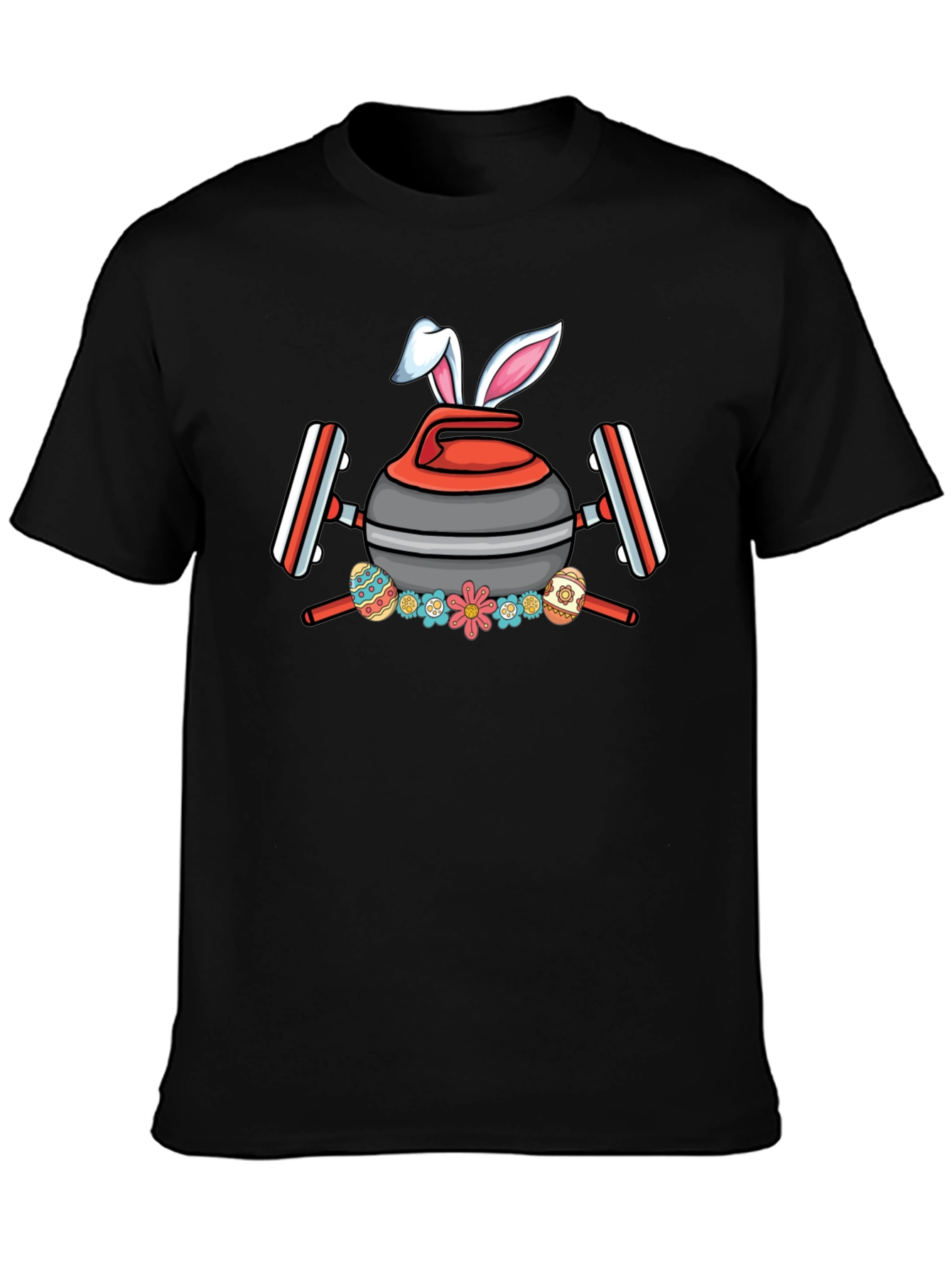 Easter Curling Bunny T-Shirt