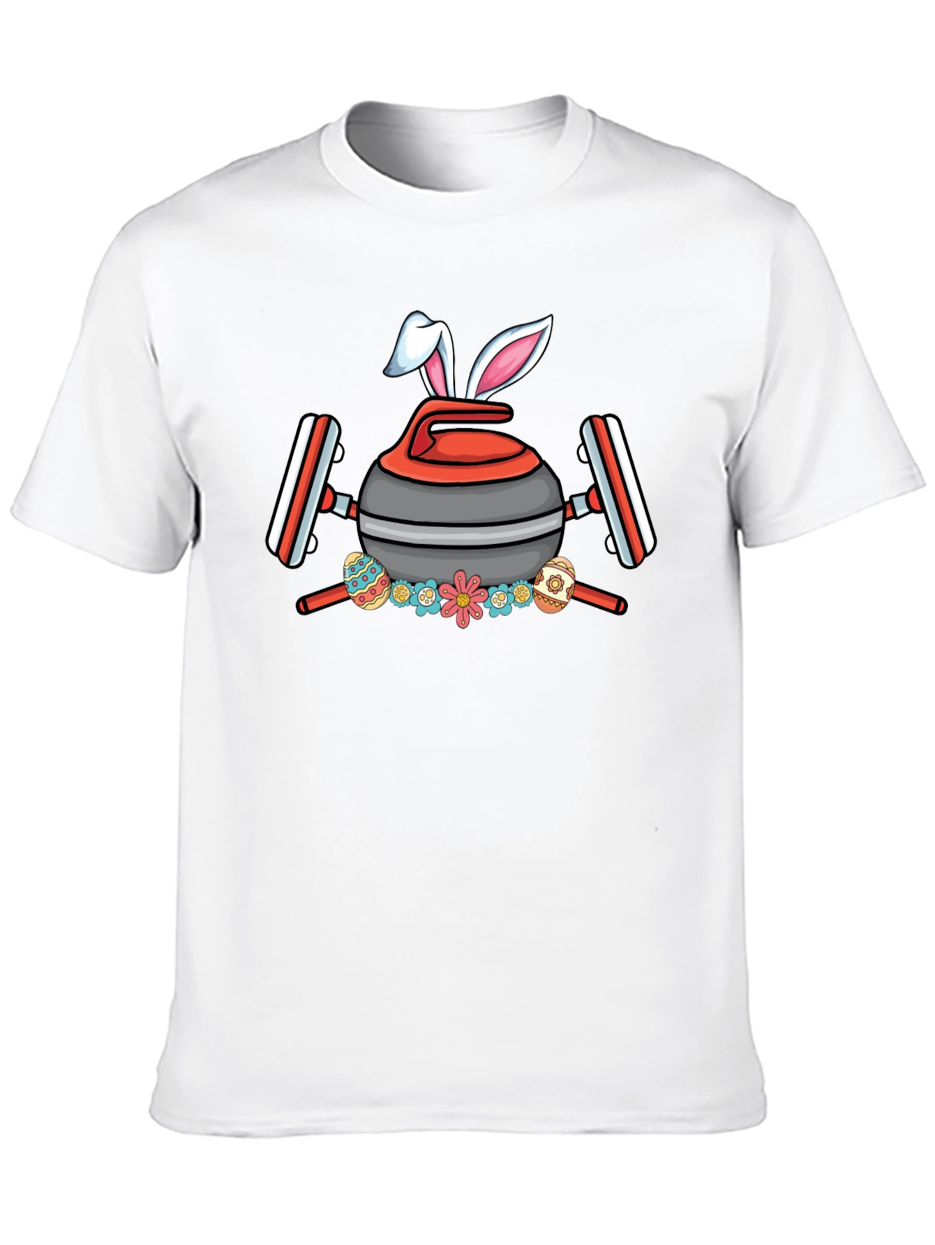 Easter Curling Bunny T-Shirt