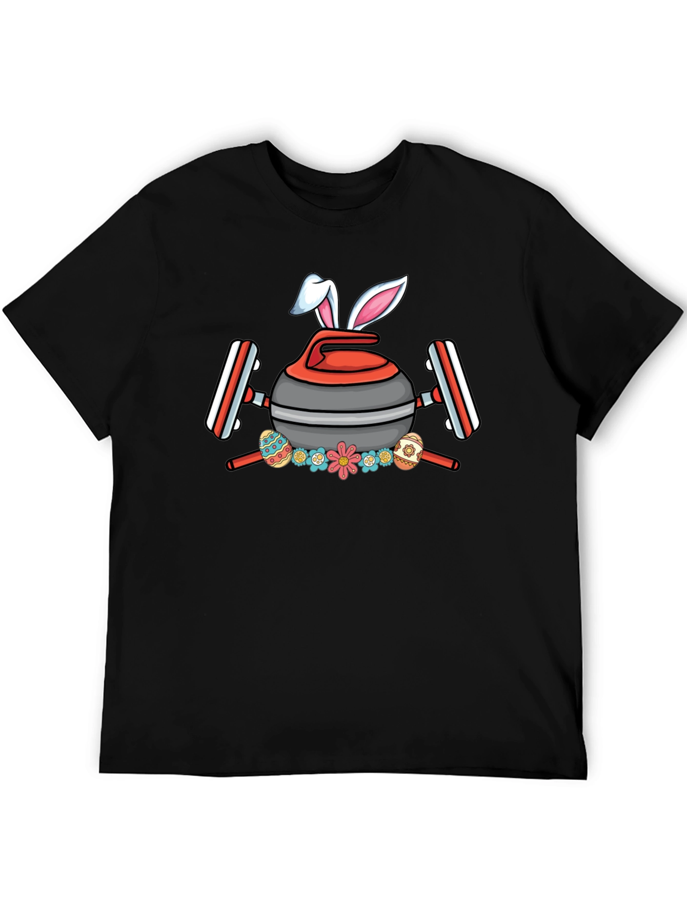 Easter Curling Bunny T-Shirt