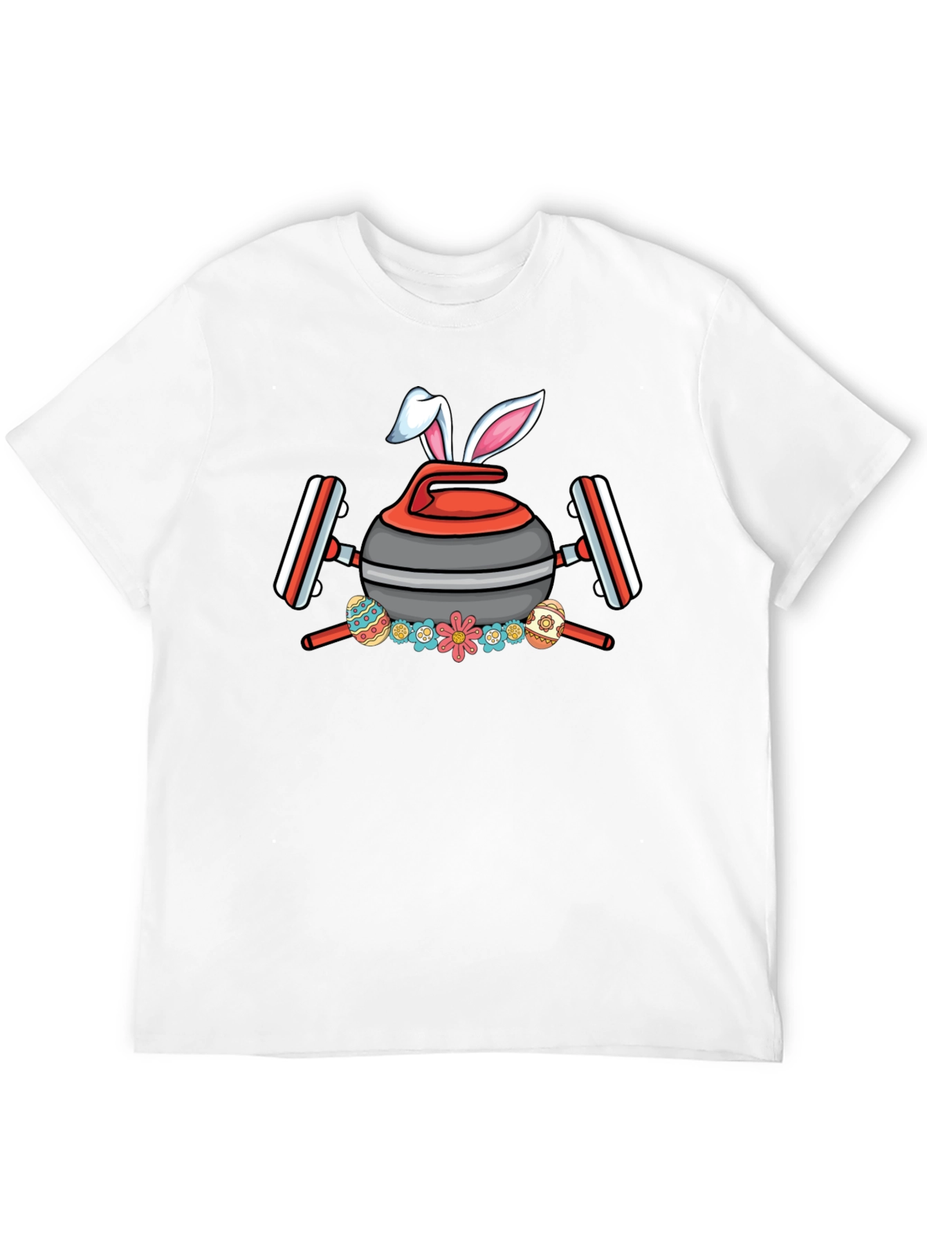 Easter Curling Bunny T-Shirt