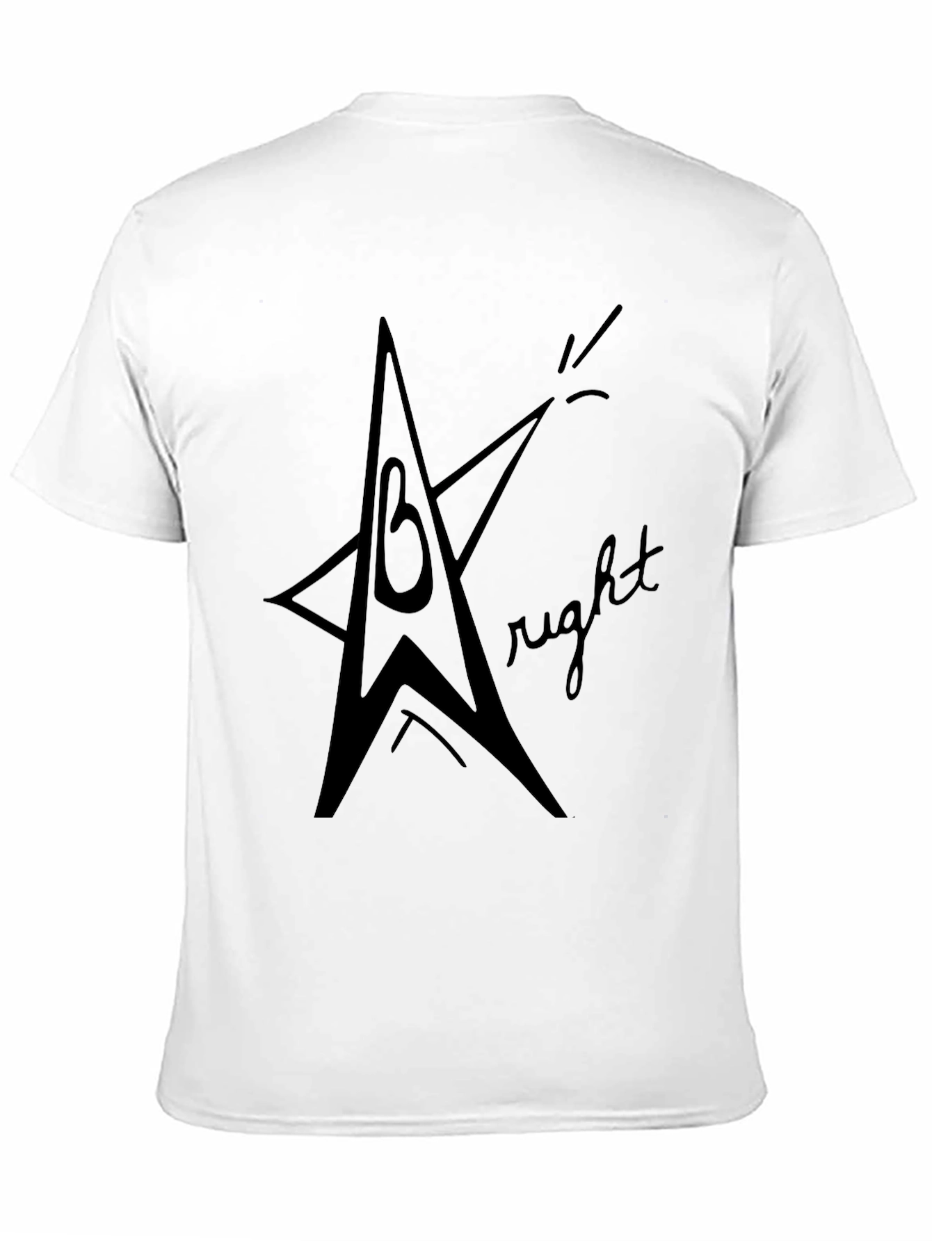 Star Graphic Black T-Shirt - Casual Comfort