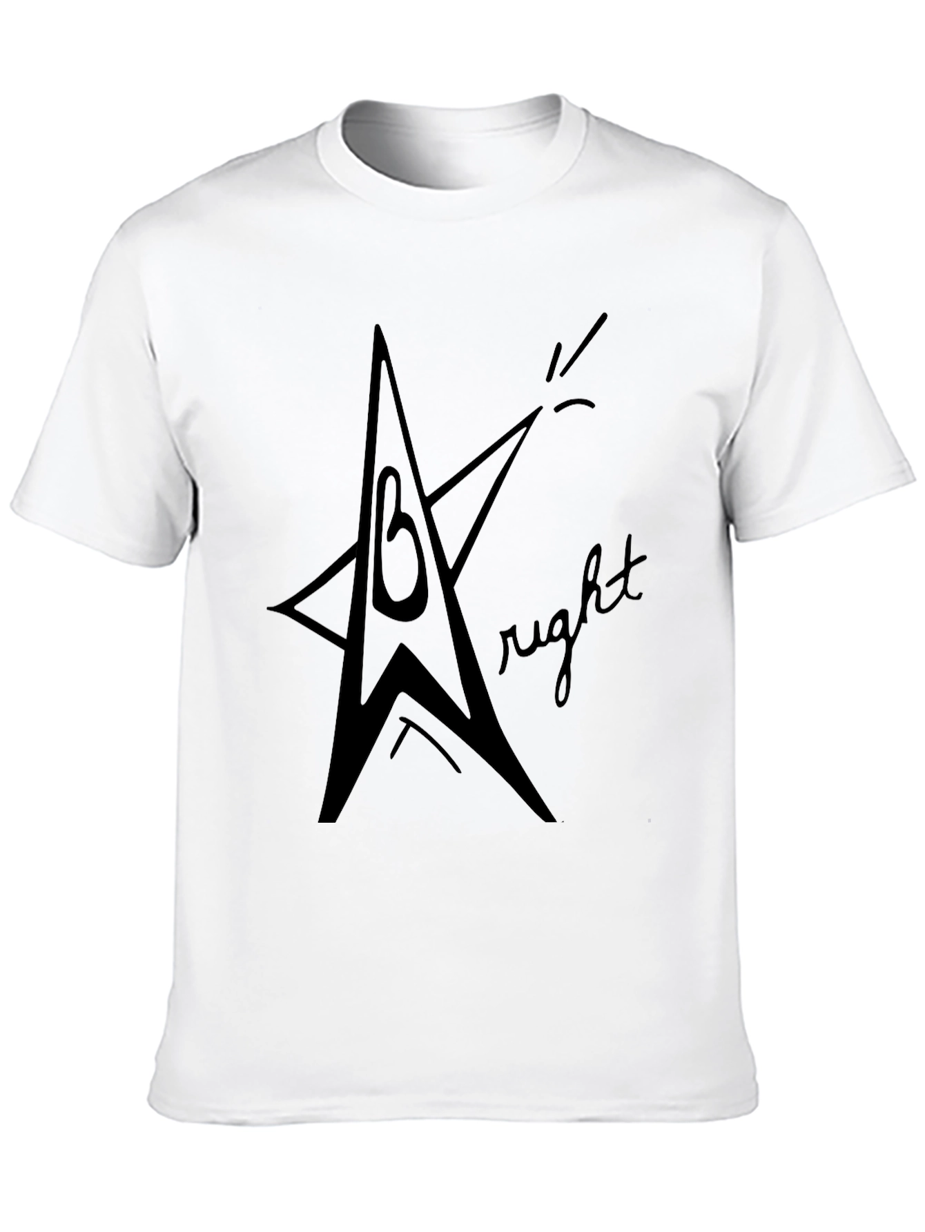 Star Graphic Black T-Shirt - Casual Comfort