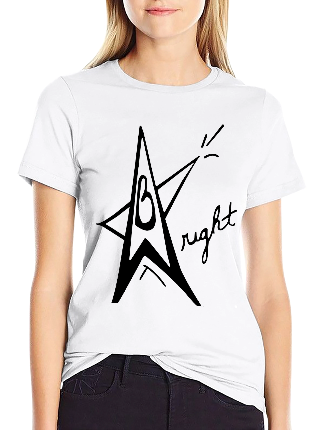 Star Graphic Black T-Shirt - Casual Comfort