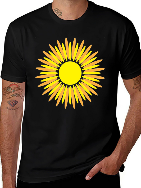 Sunflower Graphic Black T-Shirt - Mens