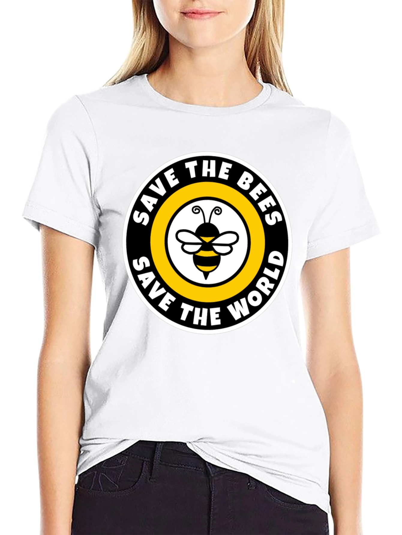 Save the Bees T-Shirt - Protect Our Pollinators