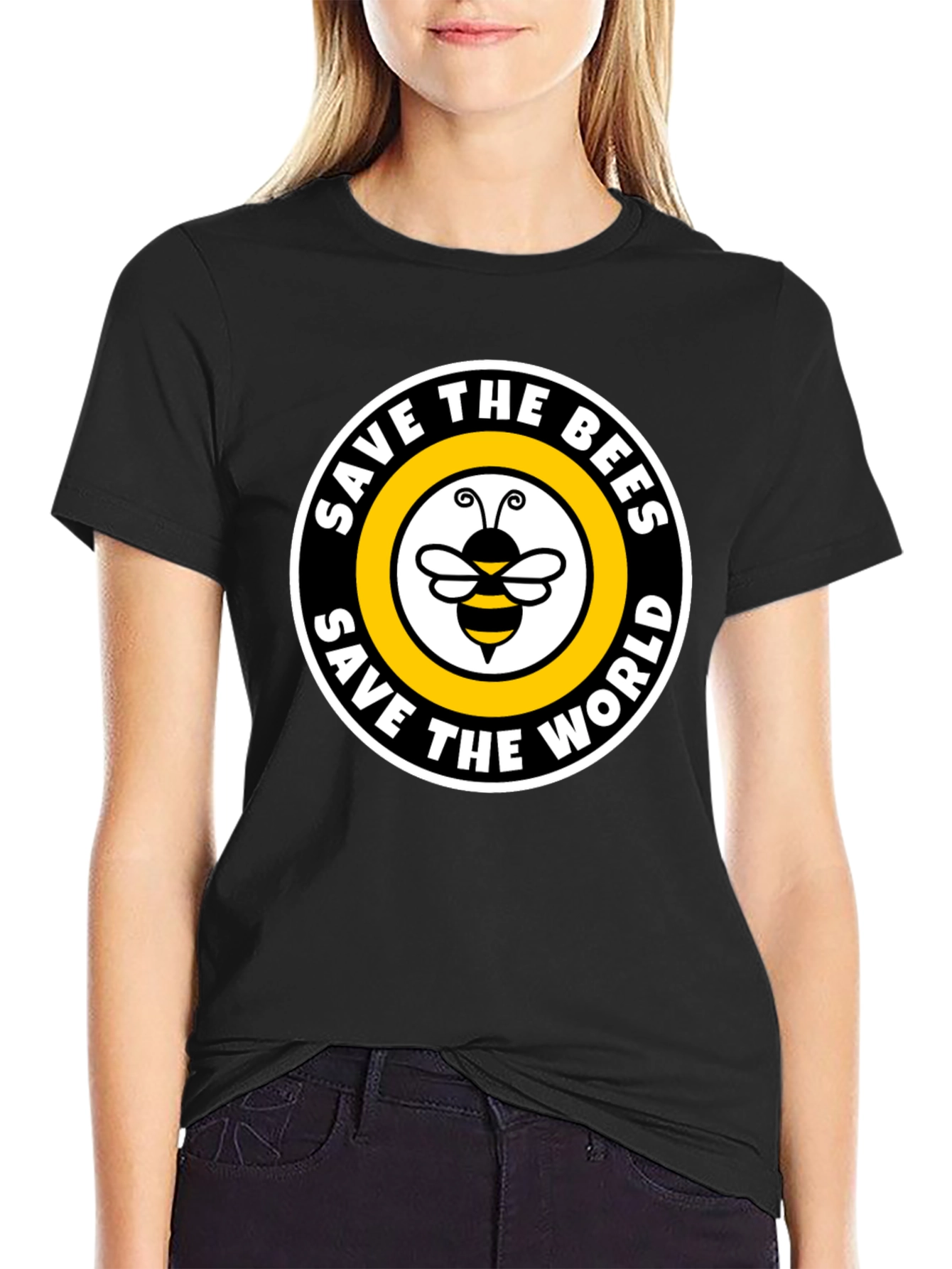 Save the Bees T-Shirt - Protect Our Pollinators