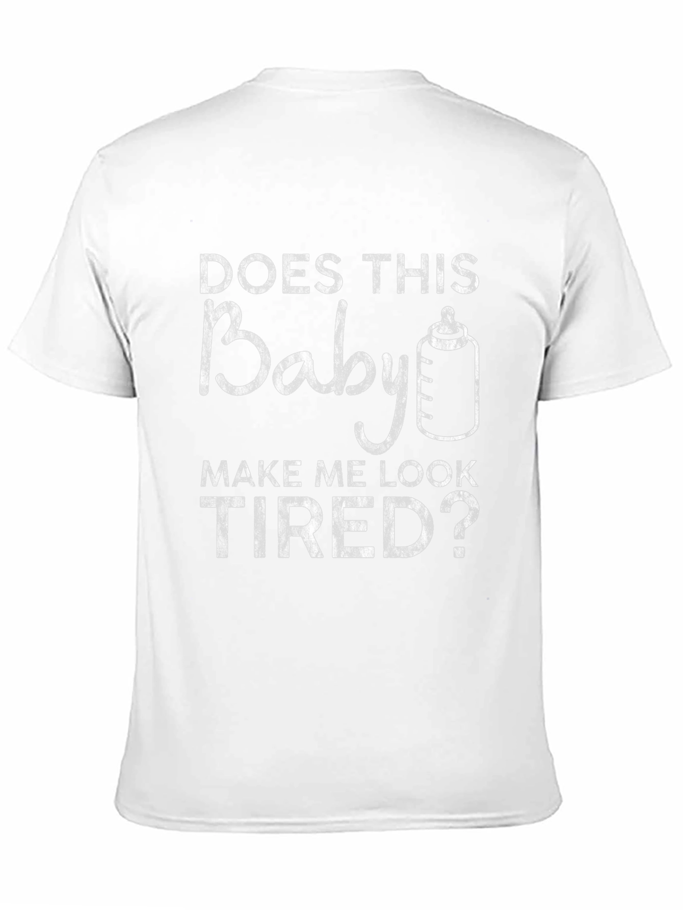 Tired Baby Graphic Tee - Funny Mens T-Shirt