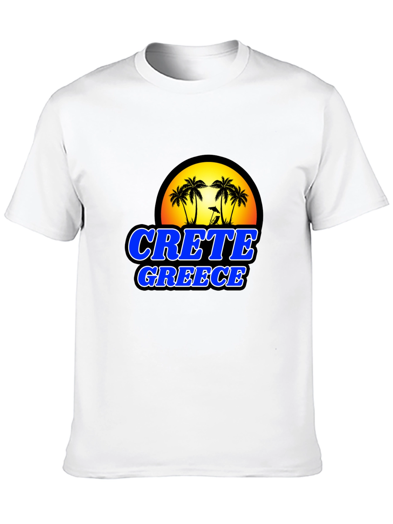 Crete Greece T-Shirt - Island Beach Design