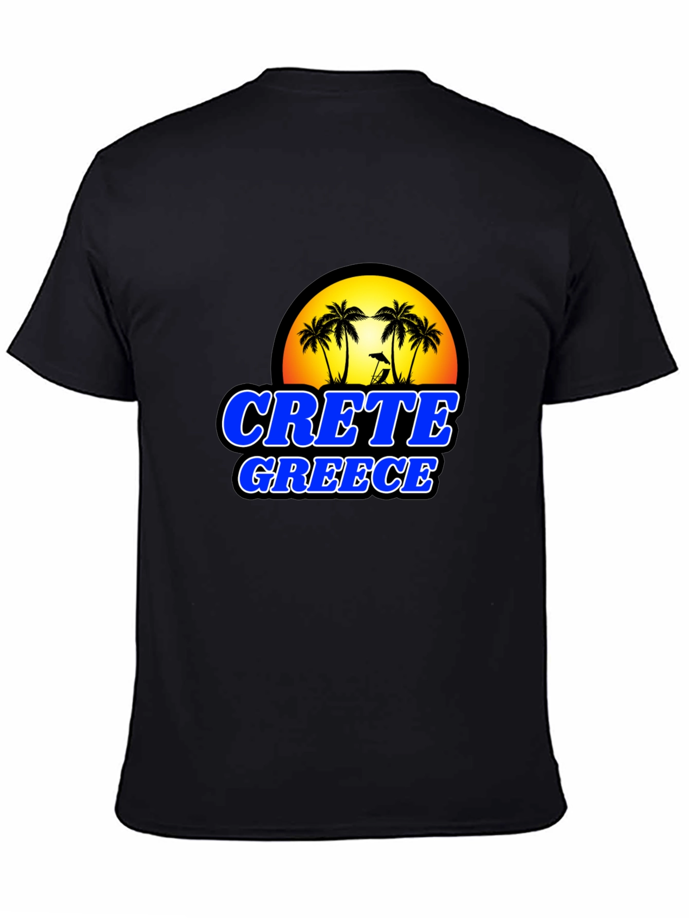 Crete Greece T-Shirt - Island Beach Design