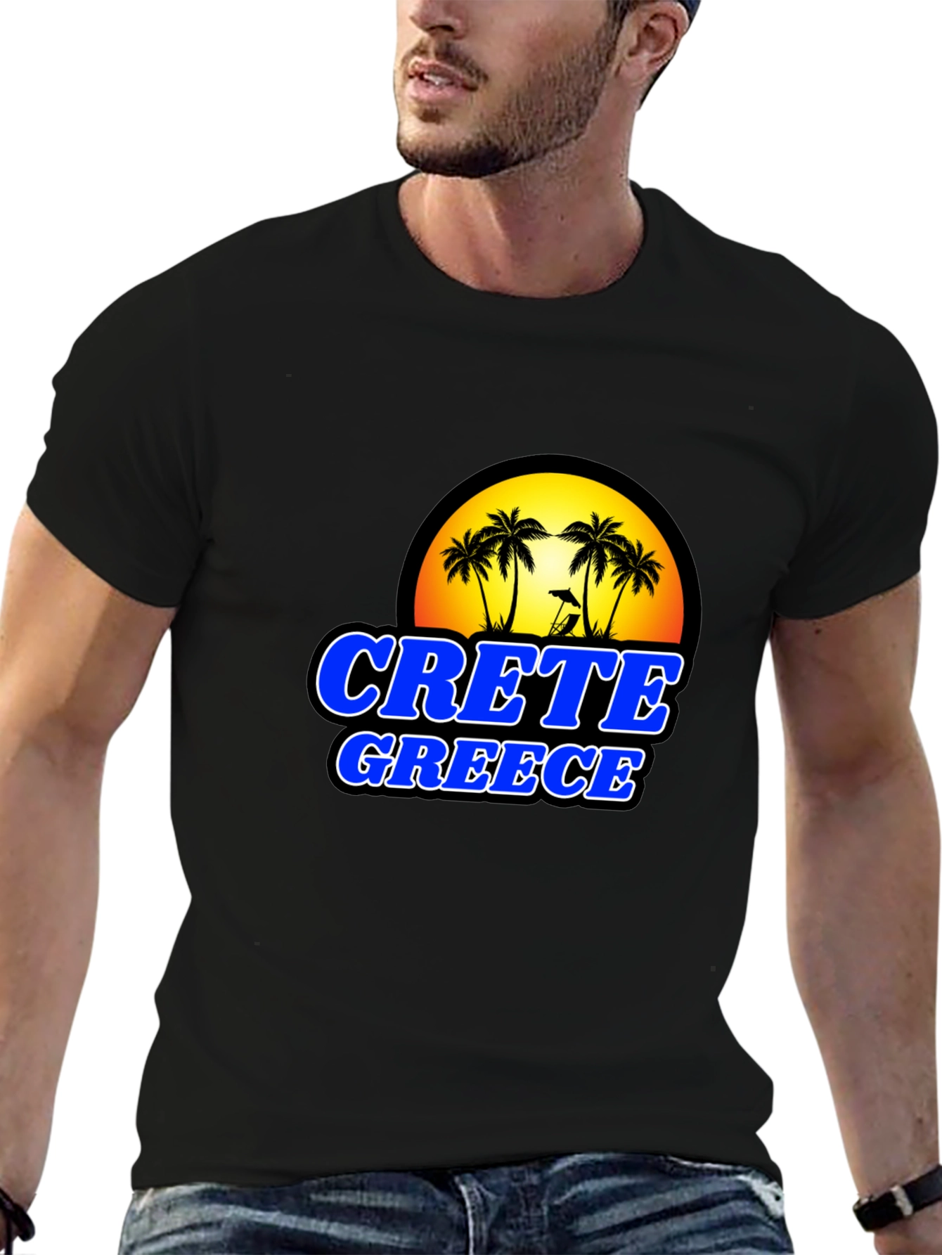 Crete Greece T-Shirt - Island Beach Design