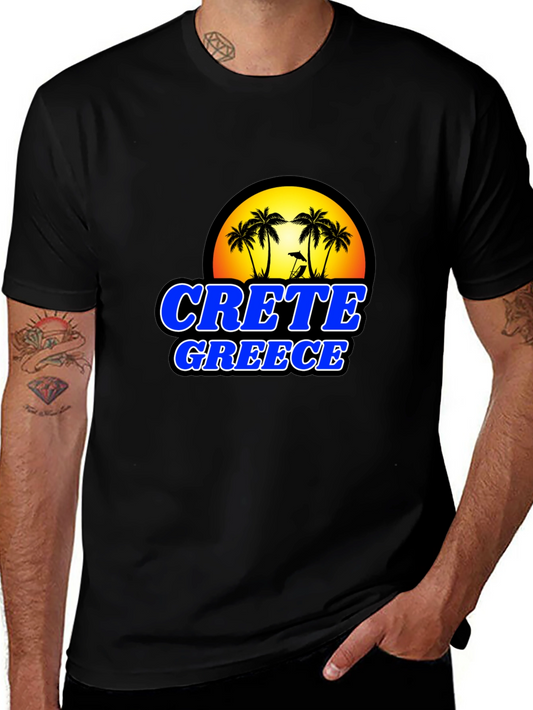 Crete Greece T-Shirt - Island Beach Design