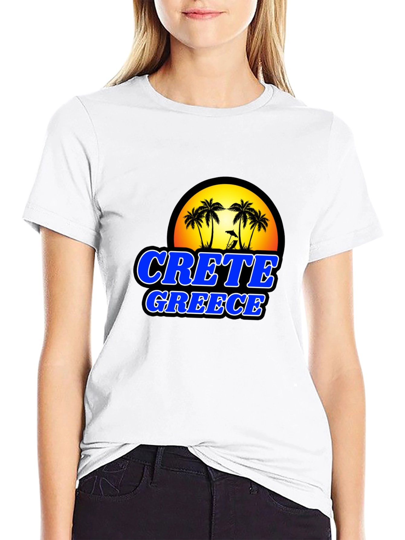 Crete Greece T-Shirt - Island Beach Design