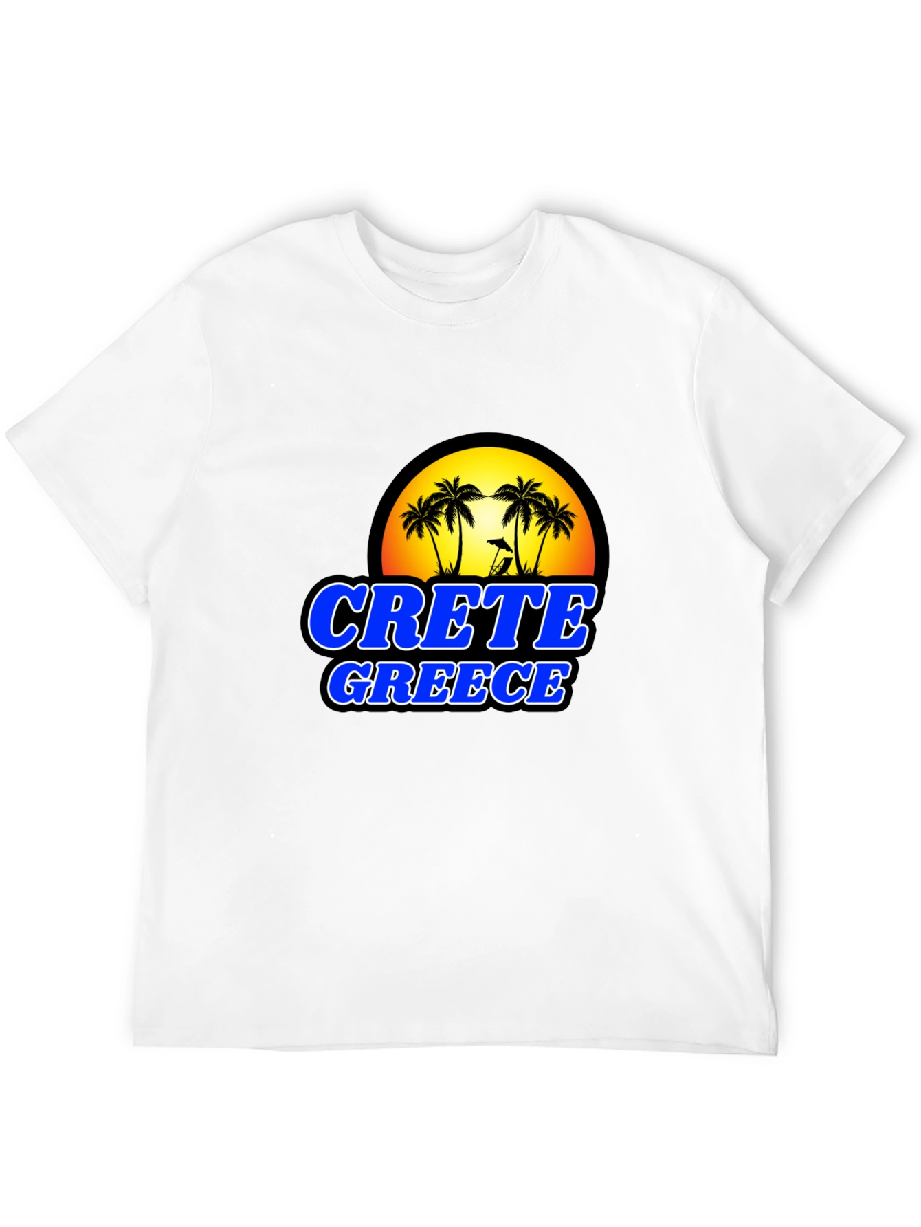 Crete Greece T-Shirt - Island Beach Design