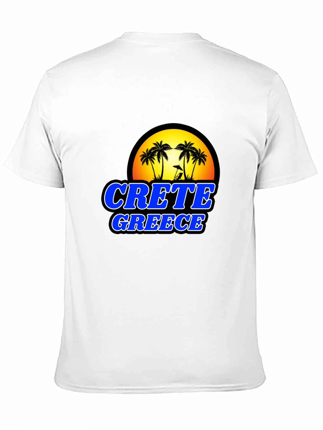 Crete Greece T-Shirt - Island Beach Design