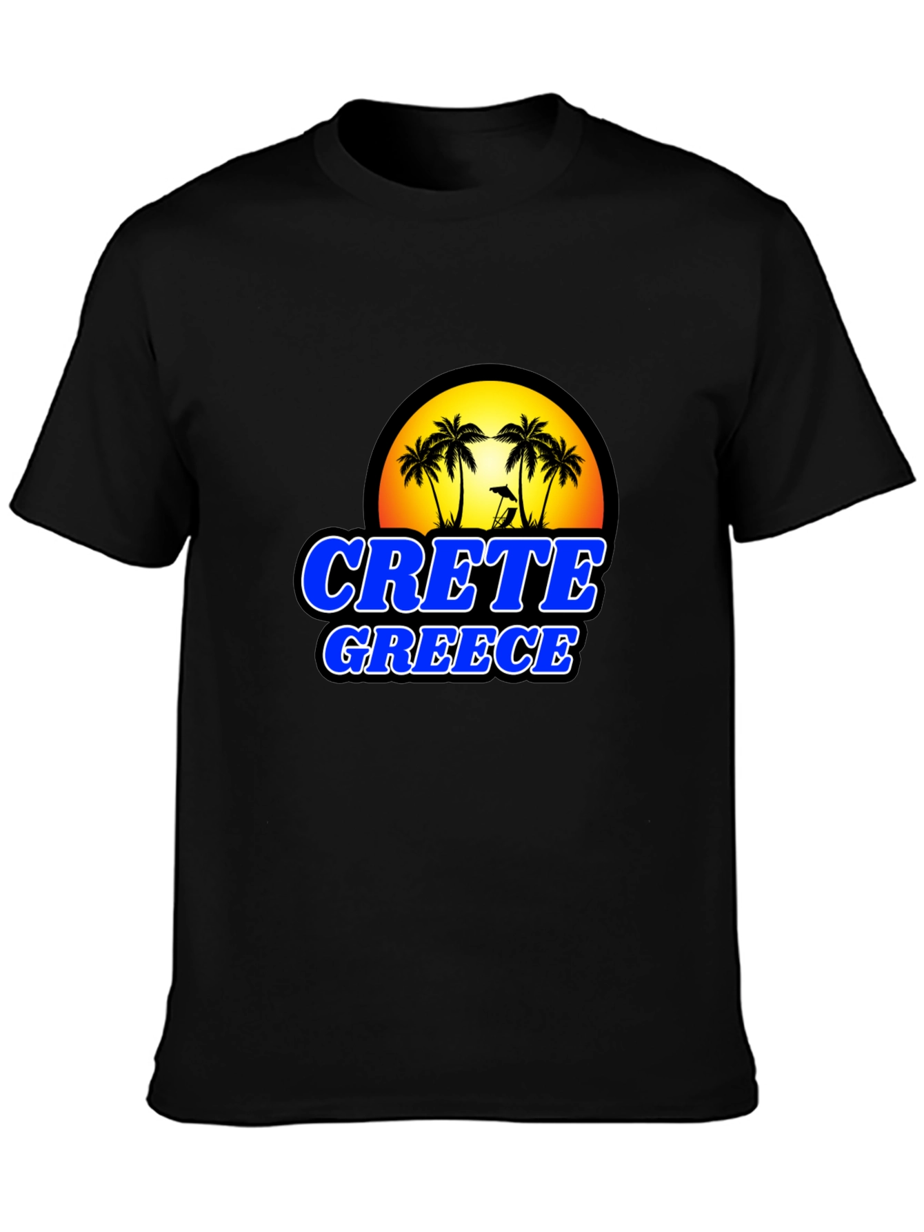 Crete Greece T-Shirt - Island Beach Design