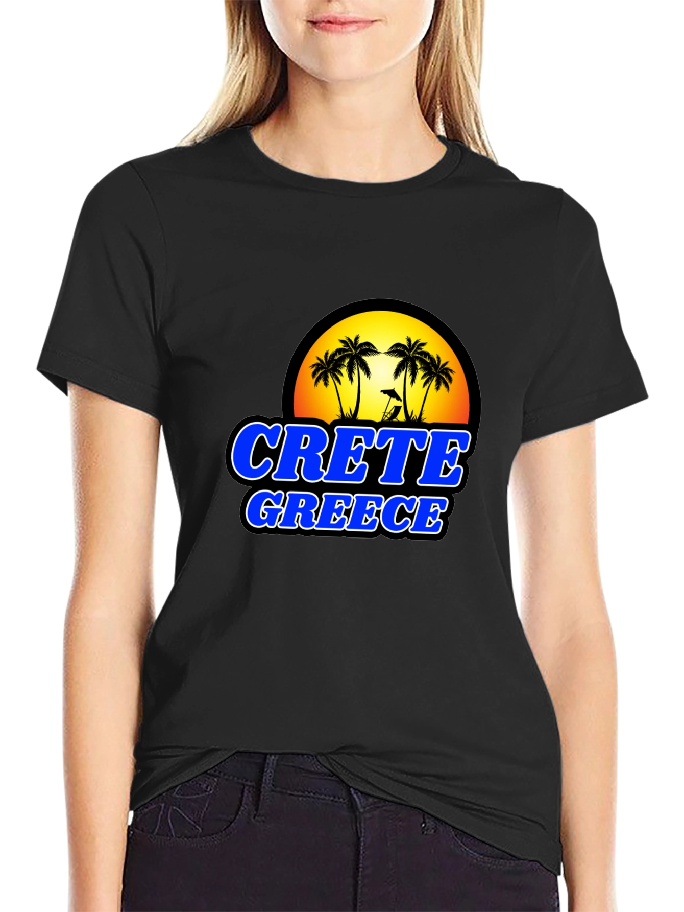 Crete Greece T-Shirt - Island Beach Design