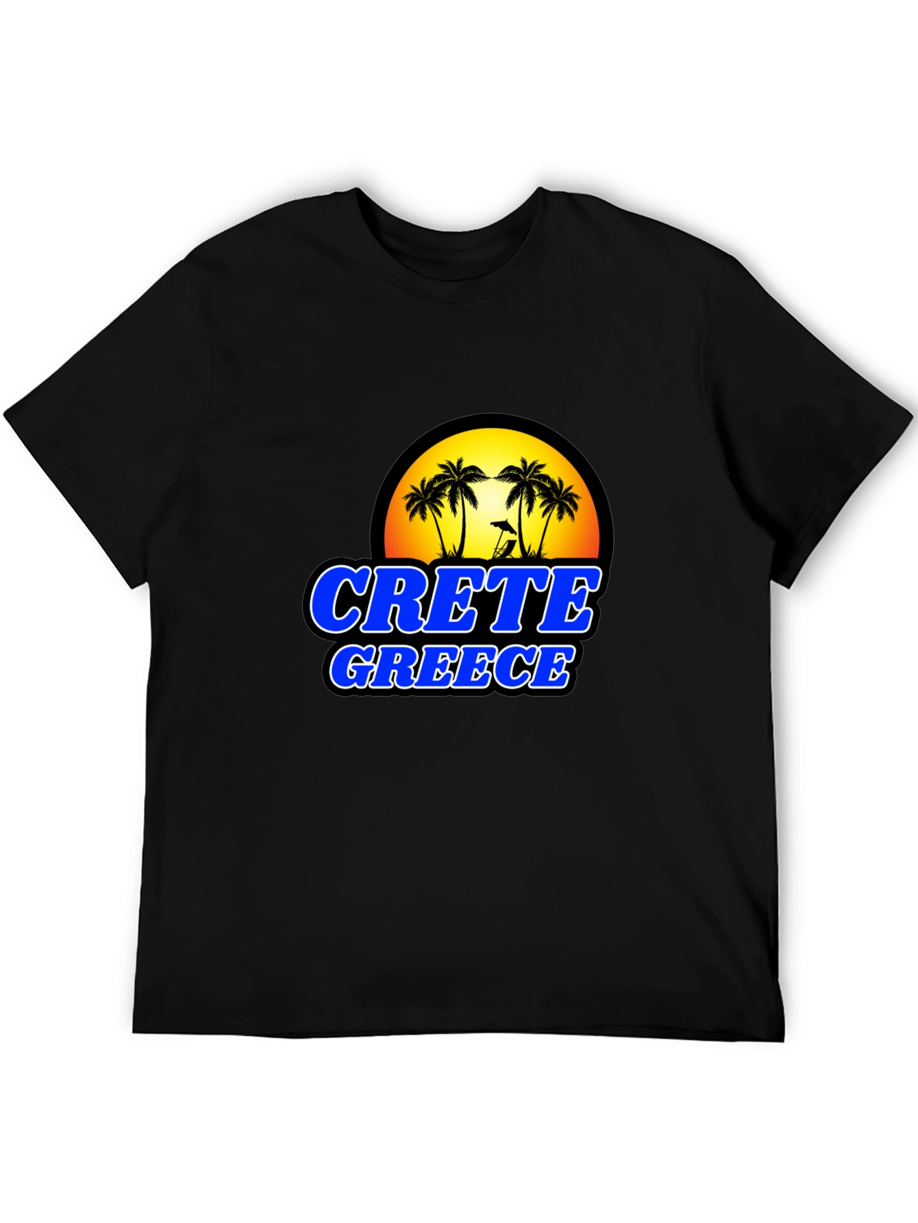 Crete Greece T-Shirt - Island Beach Design