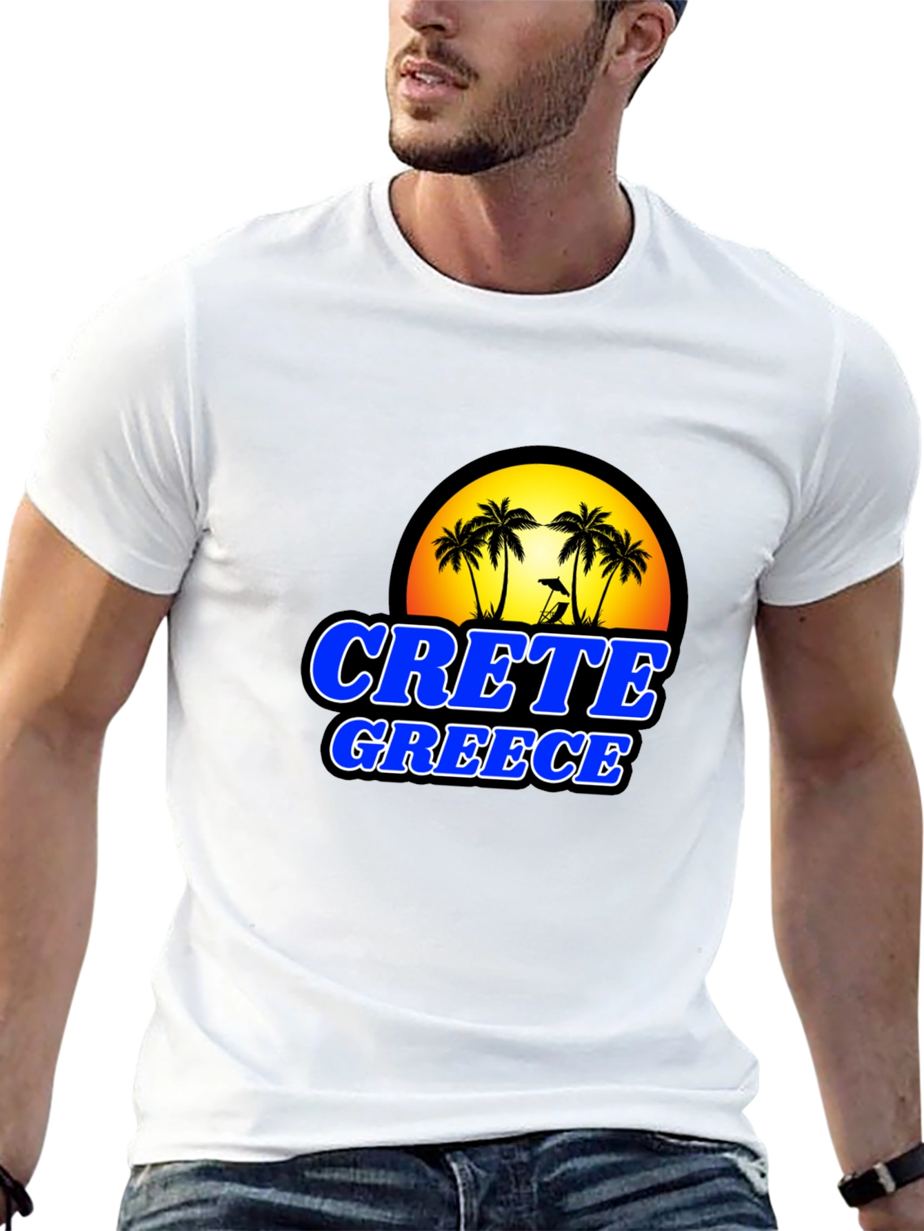 Crete Greece T-Shirt - Island Beach Design