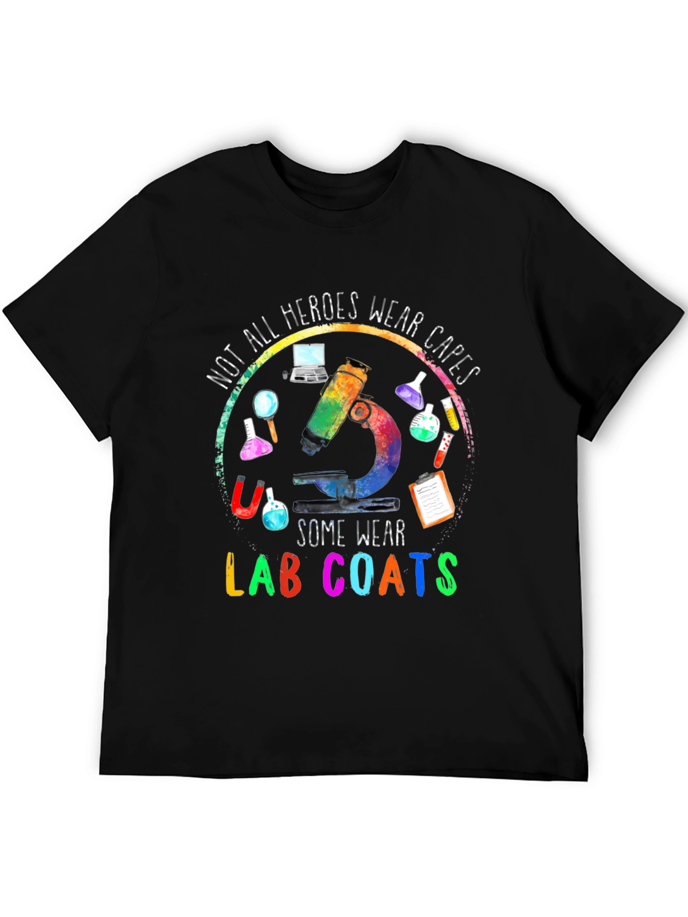 Heroes Wear Lab Coats T-Shirt - Science Apparel