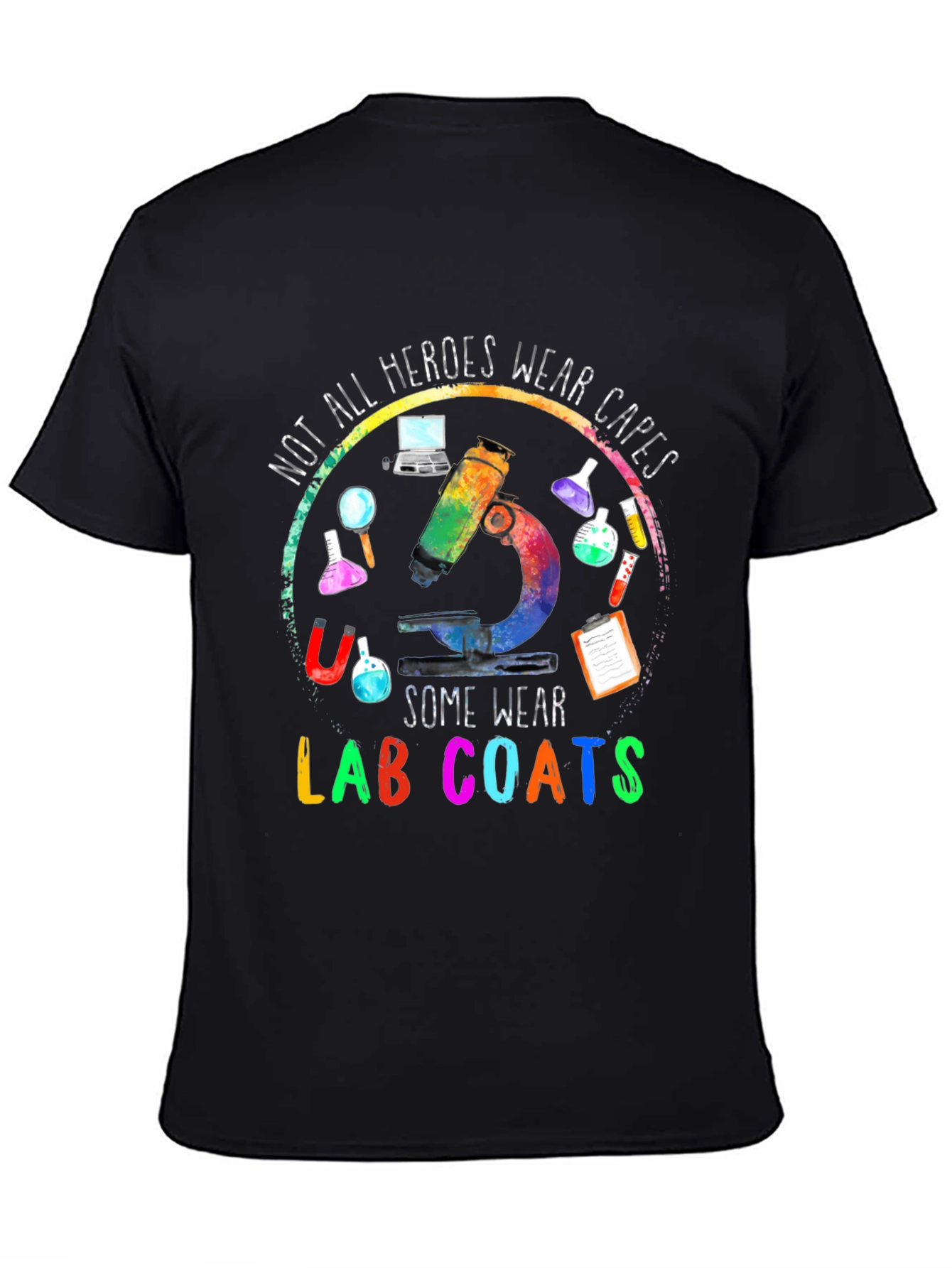 Heroes Wear Lab Coats T-Shirt - Science Apparel
