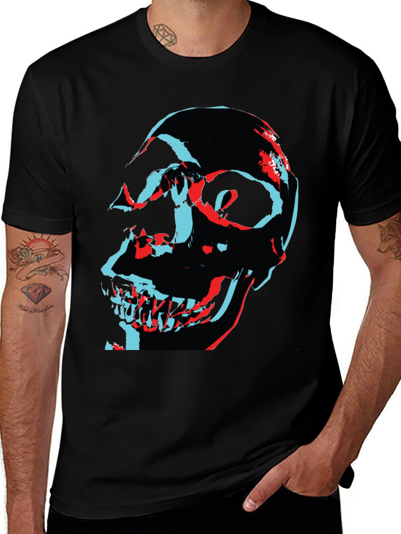 Skull Graphic T-Shirt: Bold Edgy Design