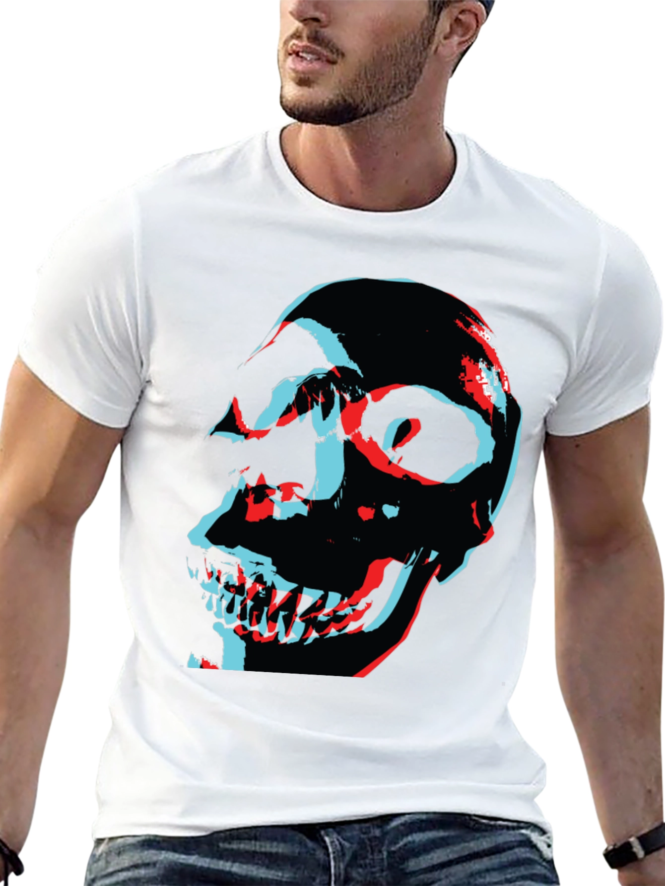 Skull Graphic T-Shirt: Bold Edgy Design