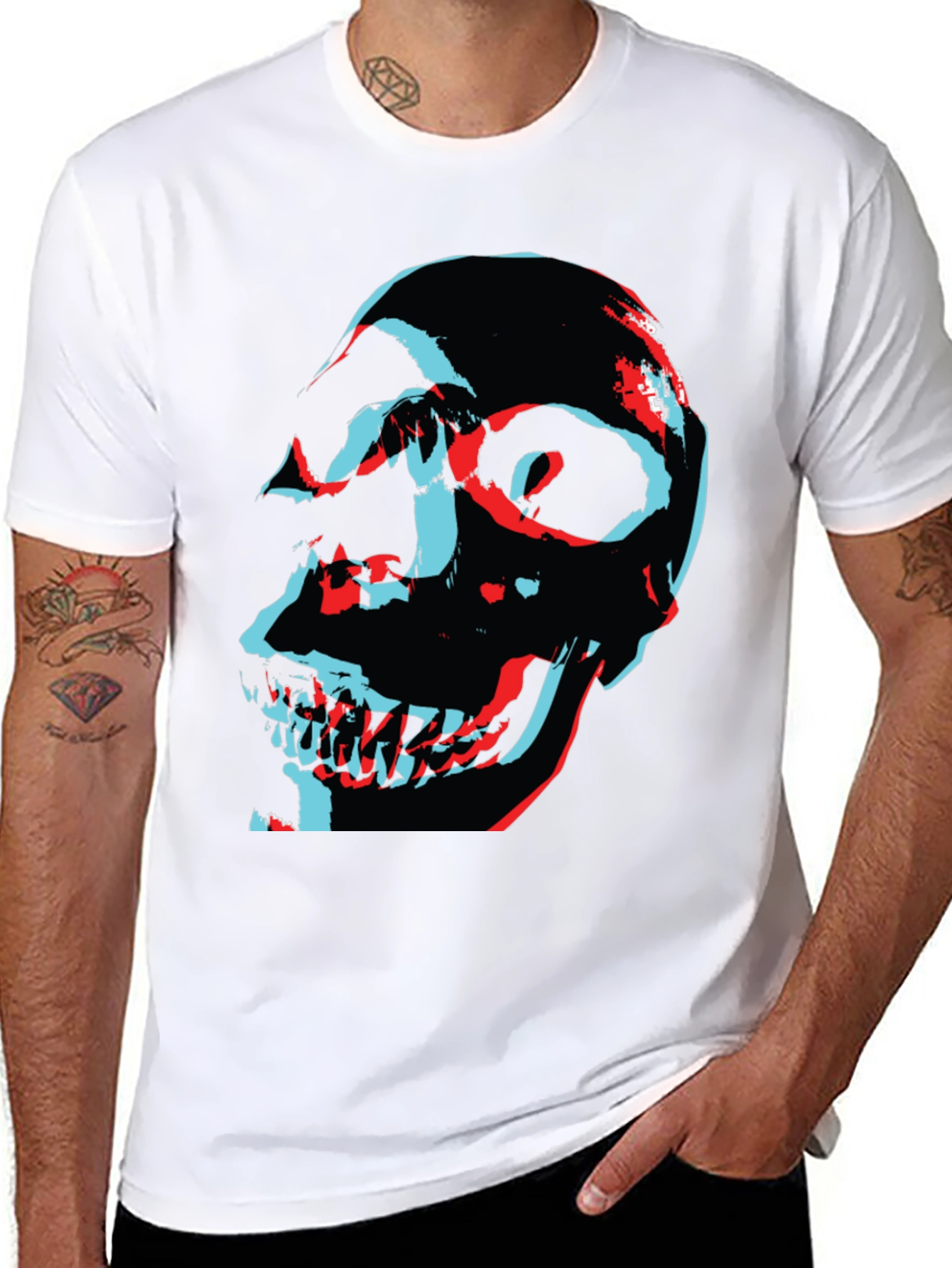 Skull Graphic T-Shirt: Bold Edgy Design