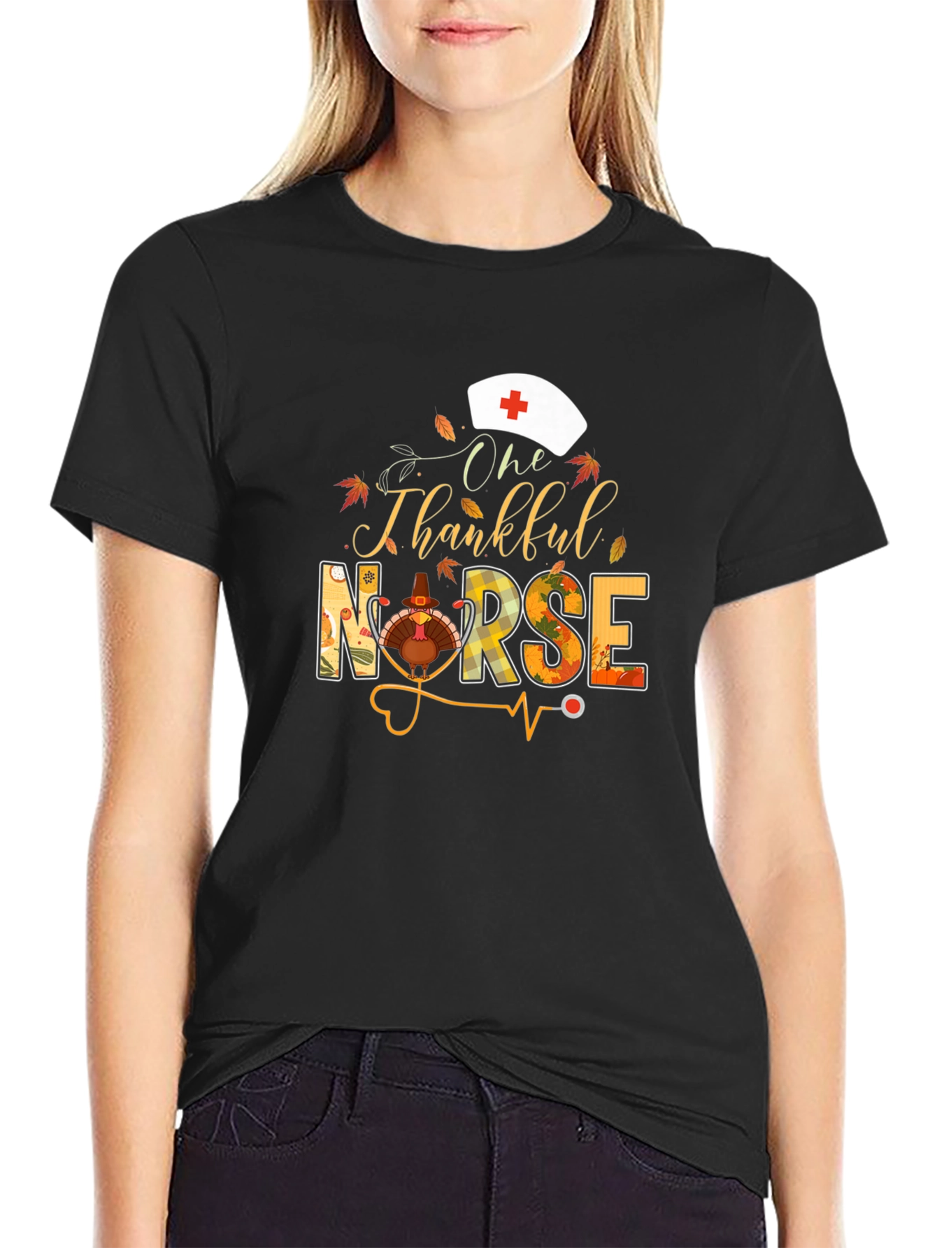 One Thankful Nurse Thanksgiving T-Shirt
