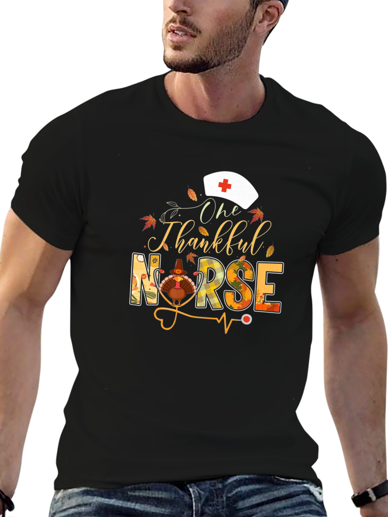 One Thankful Nurse Thanksgiving T-Shirt