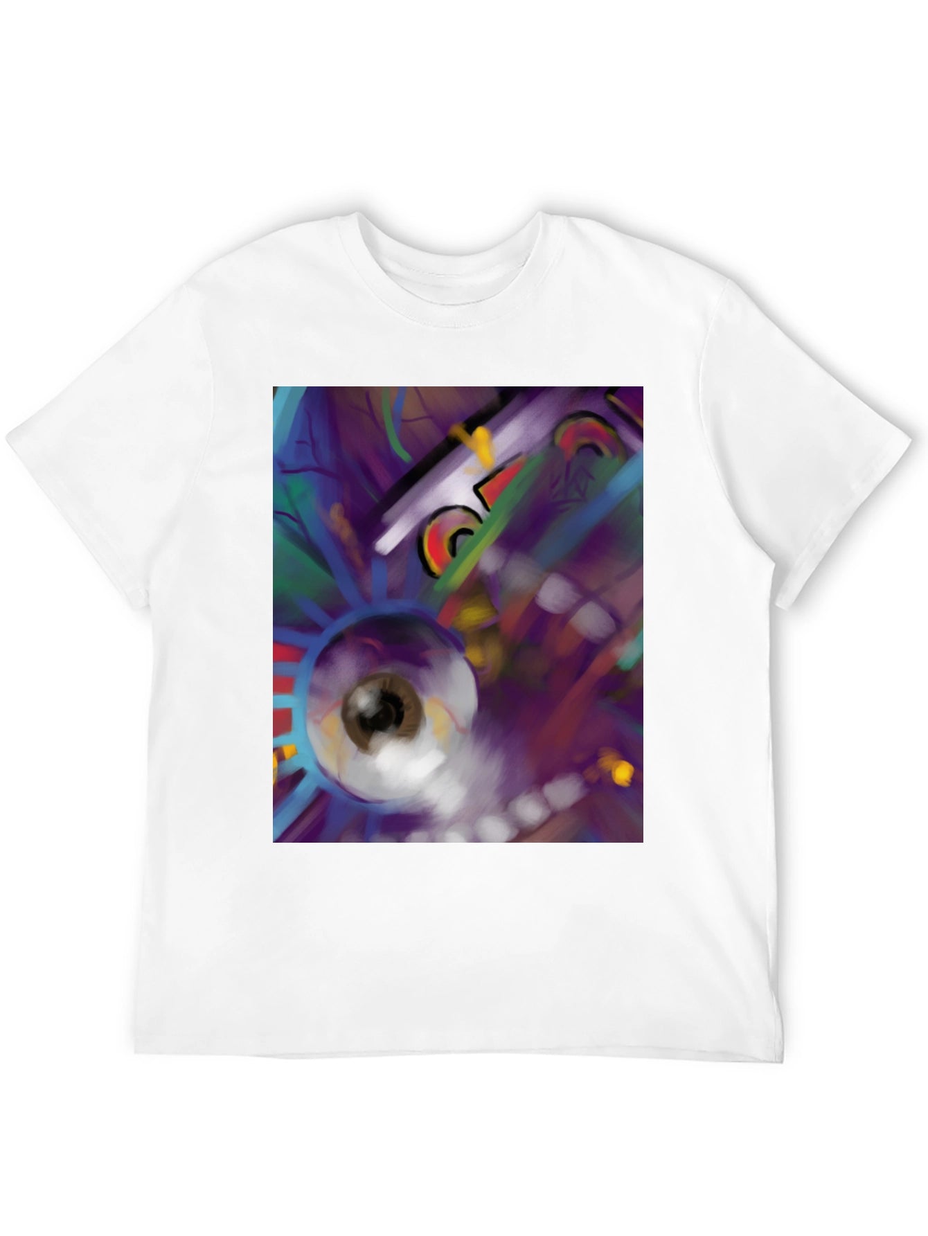 Abstract Eye T-Shirt - Black