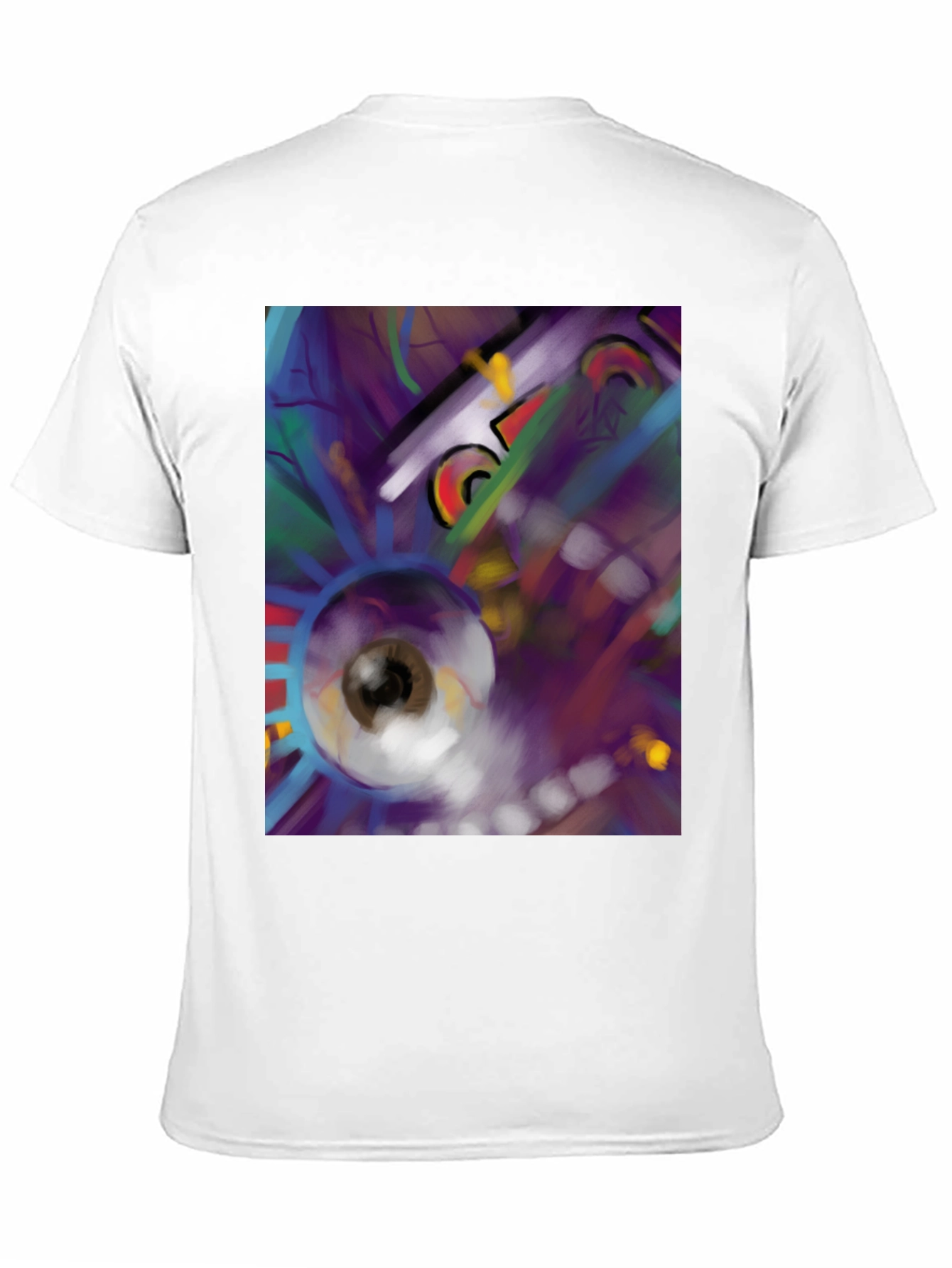 Abstract Eye T-Shirt - Black