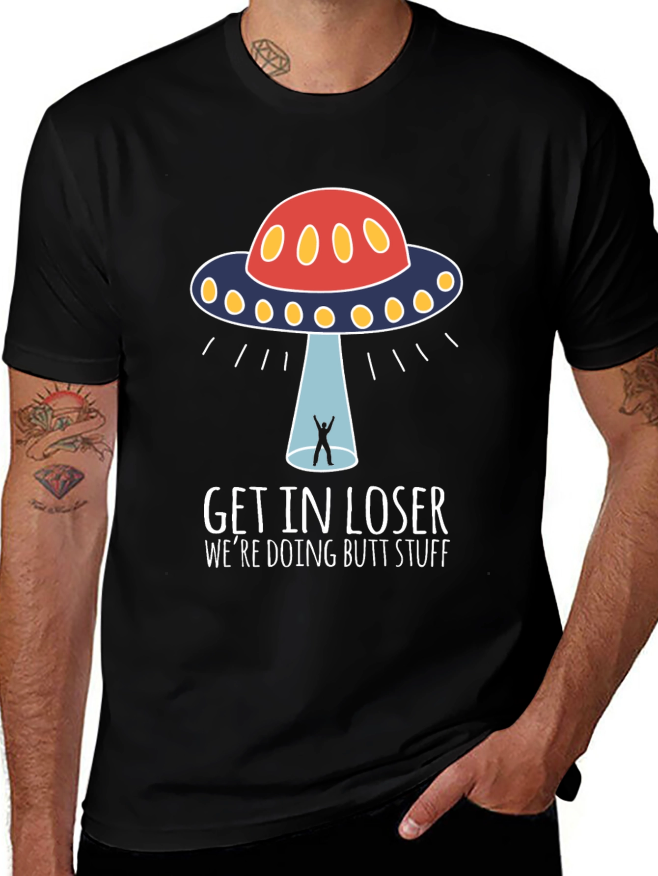 Get In Loser UFO Graphic Tee
