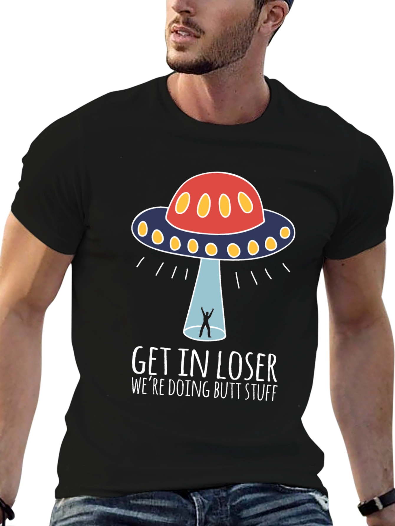 Get In Loser UFO Graphic Tee