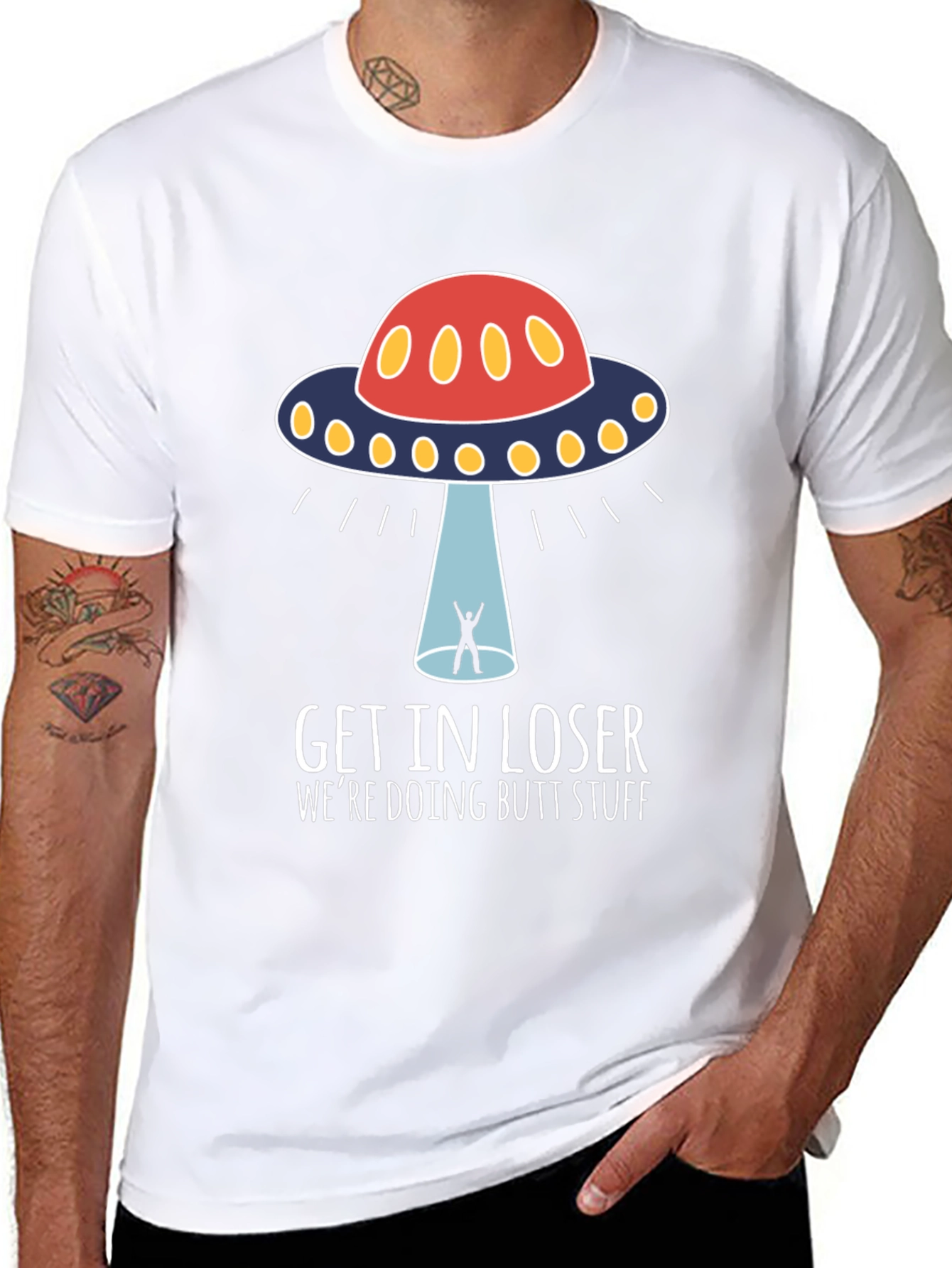 Get In Loser UFO Graphic Tee