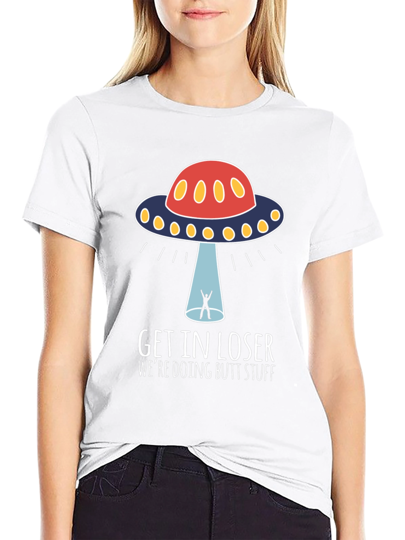 Get In Loser UFO Graphic Tee