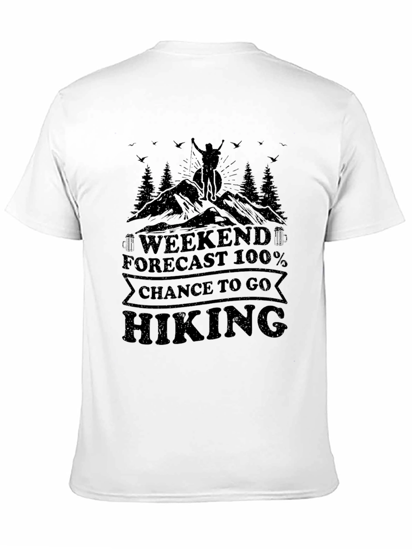 Hiking Weekend Forecast Tee - Adventure Ready!